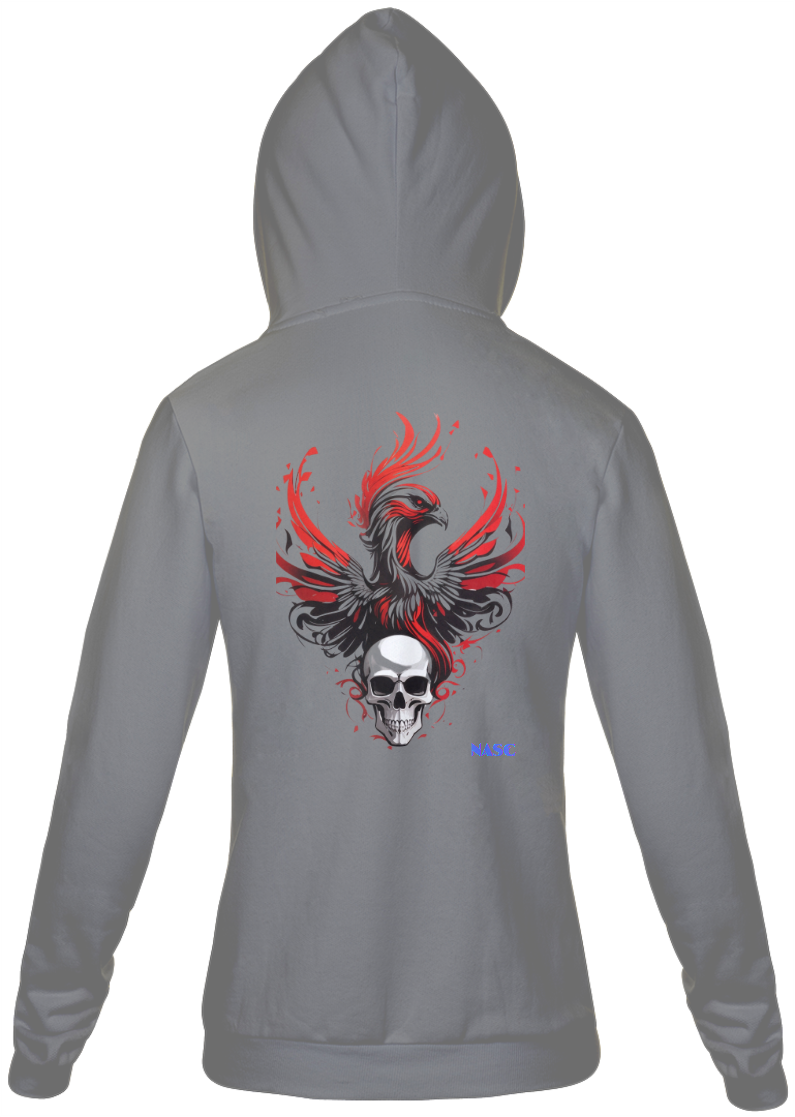 Nome do produto: Blusa com Ziper - Burning Skull