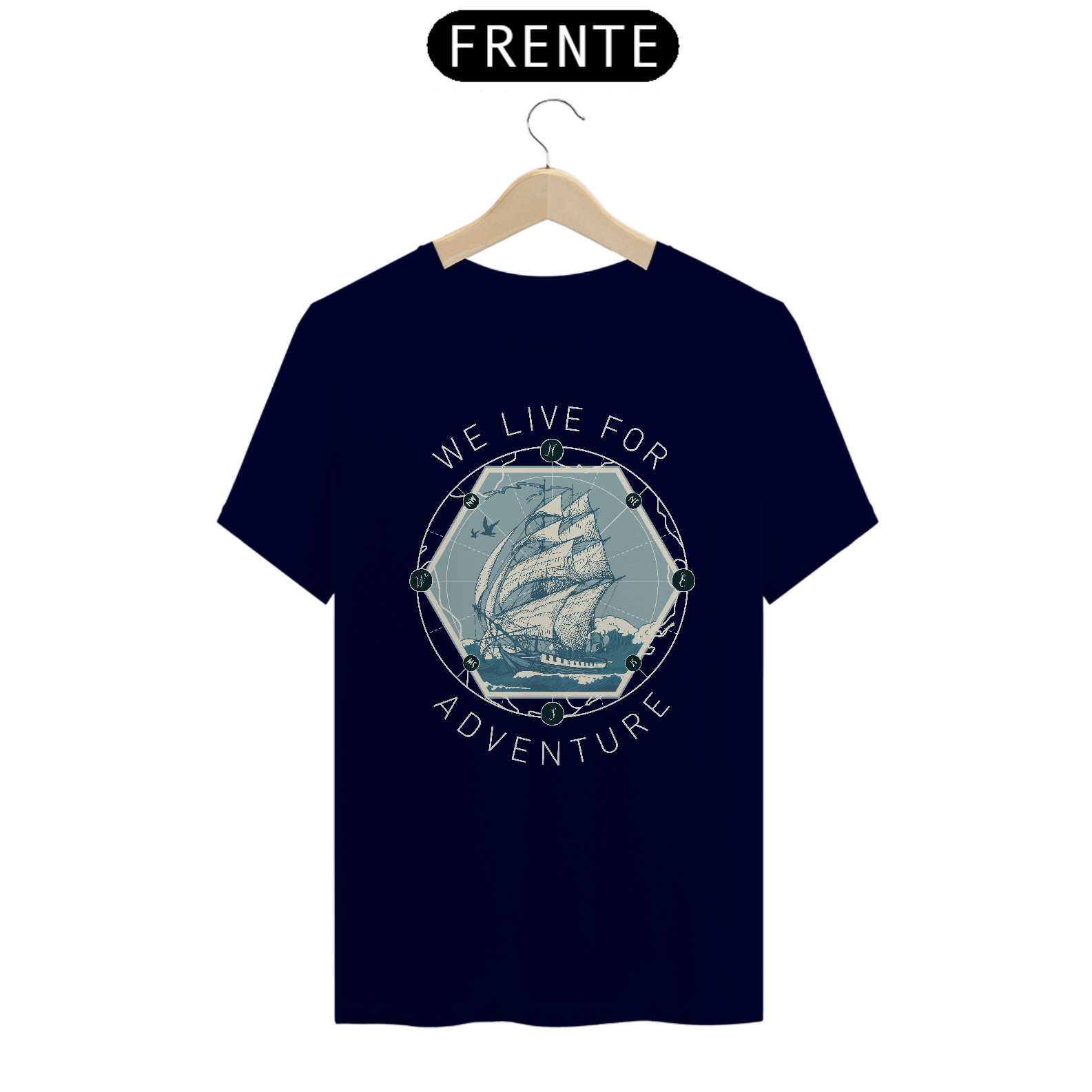Nome do produto: CAMISETA WE LIVE FOR ADVENTURE