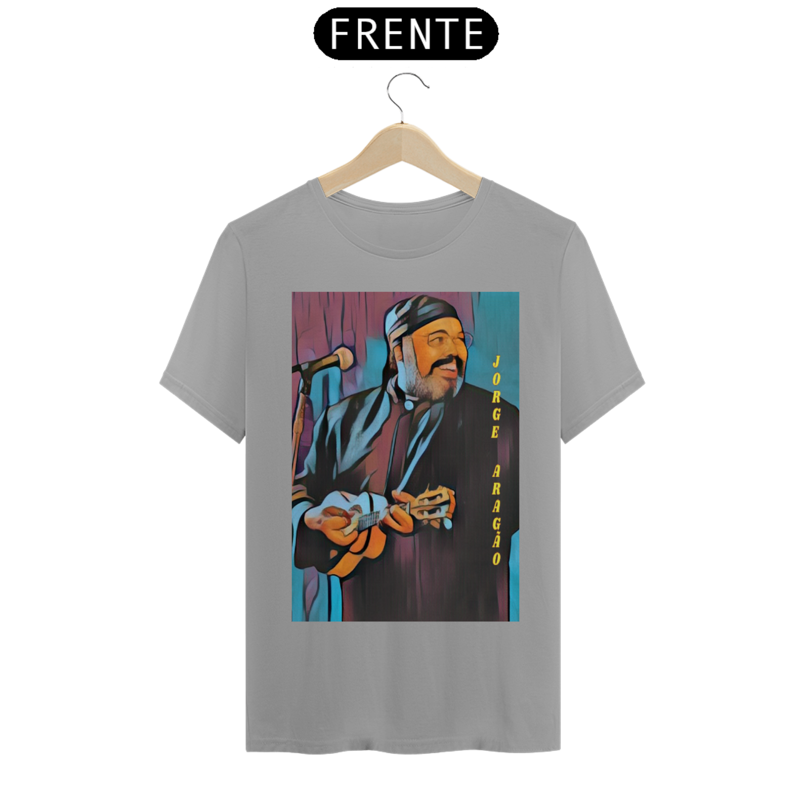 Nome do produto: Camiseta Ícones JORGE ARAGÃO