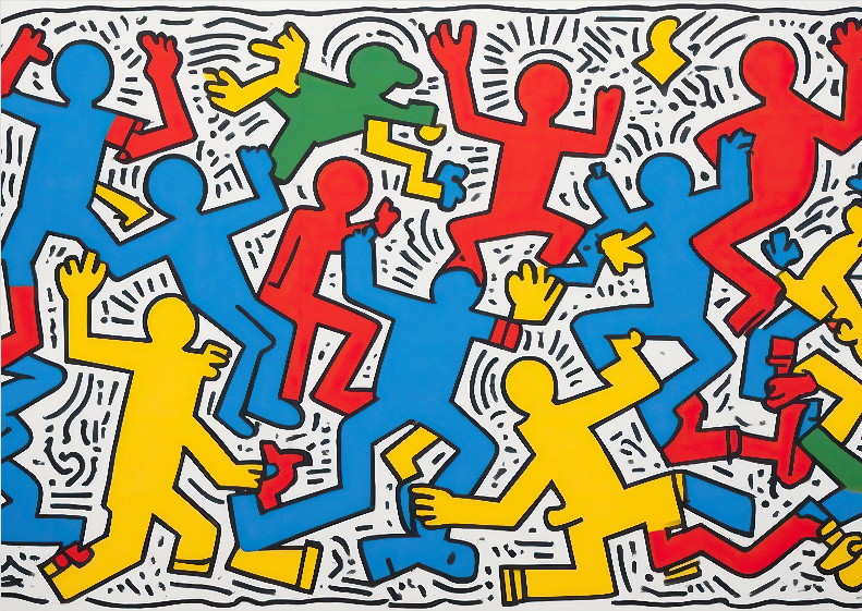 Pôster Pop Art - Figuras