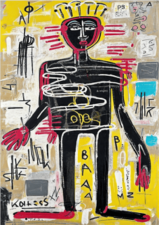 Pôster Neoexpressionista - Figura Andrógena 01