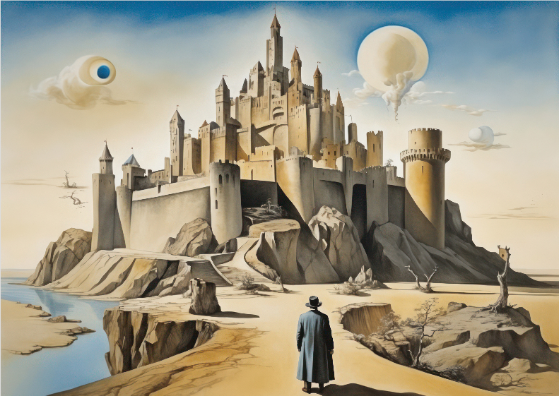 Pôster Surrealista - O Homem Amanhã