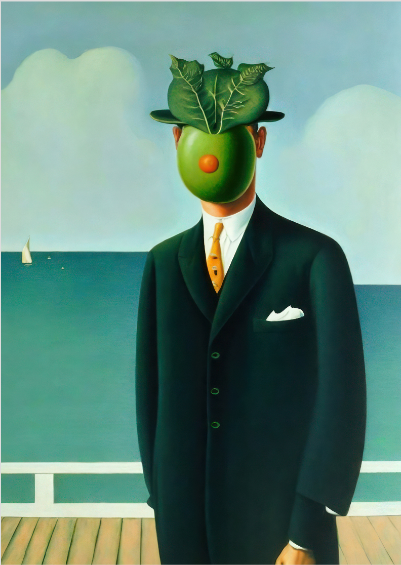Pôster Surrealista - Releitura René Magritte - Tributo 02