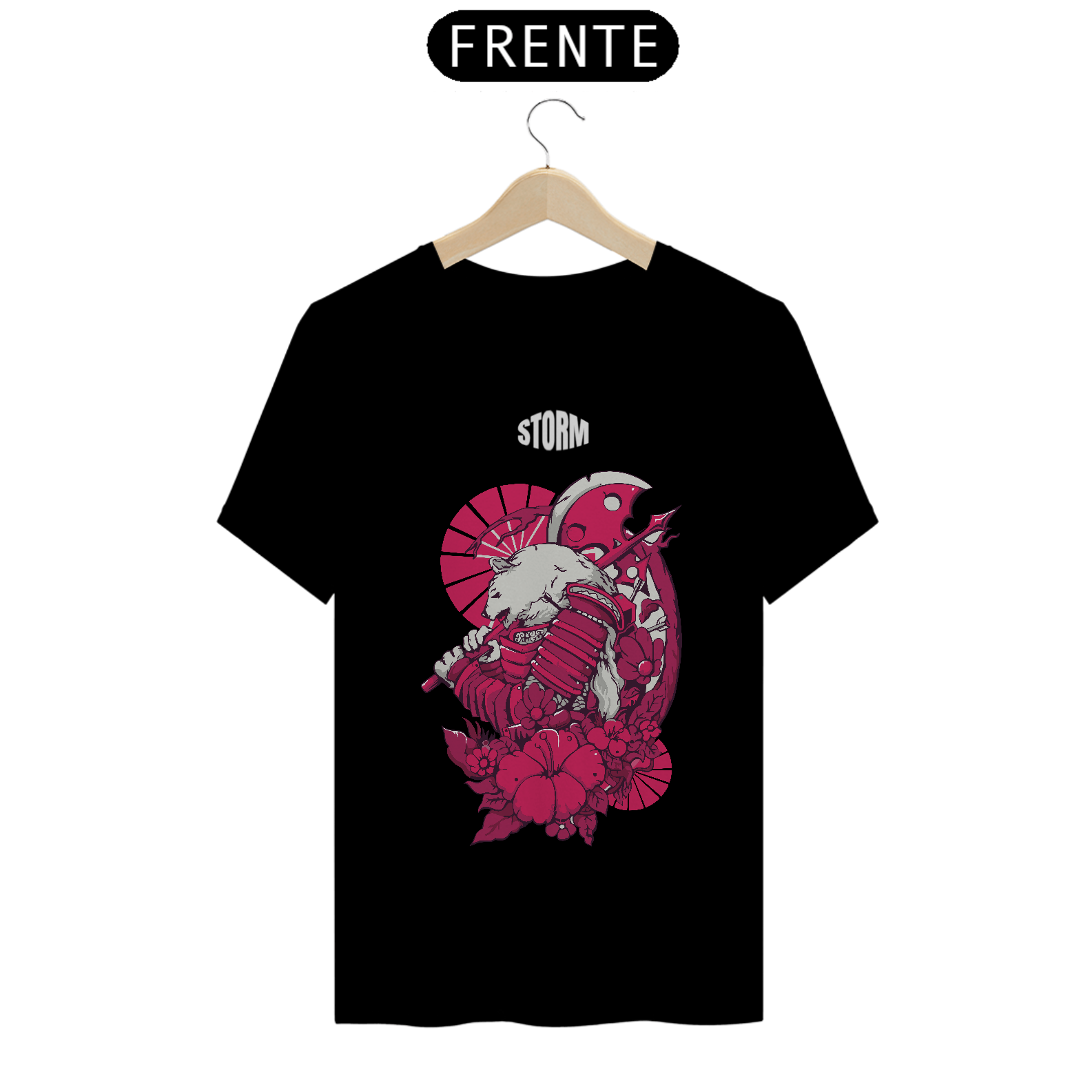 Nome do produto: Camisa Quality - Urso Polar Samurai - Storm