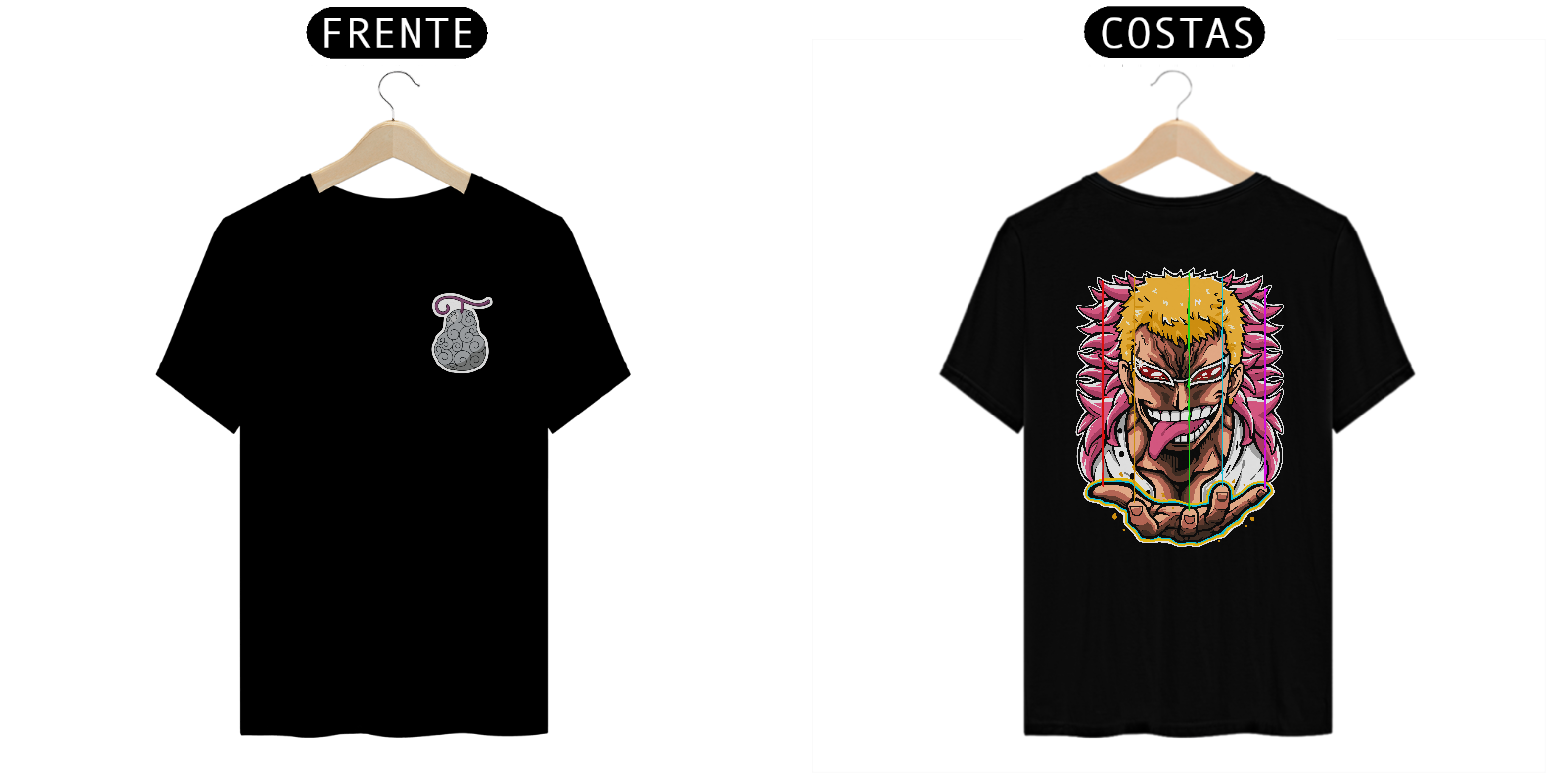 Nome do produto: One Piece - Doflamingo - Camisa Quality Storm