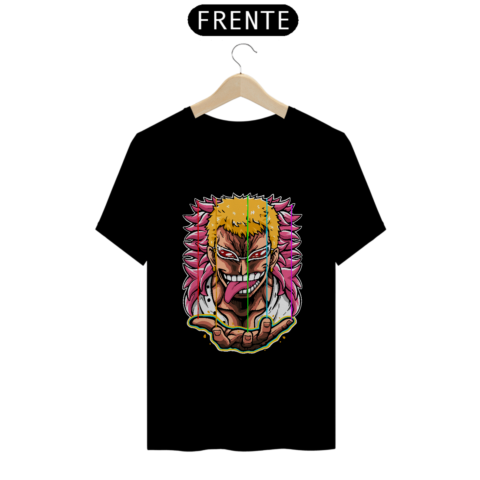 Nome do produto: One Piece - Doflamingo - Camisa Quality Storm