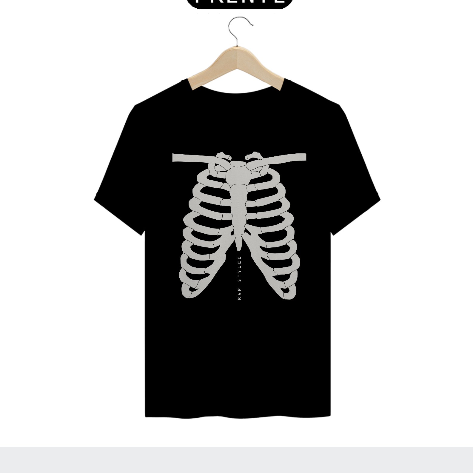 Nome do produto: CAMISA RIMAS 100 ESQUELETO