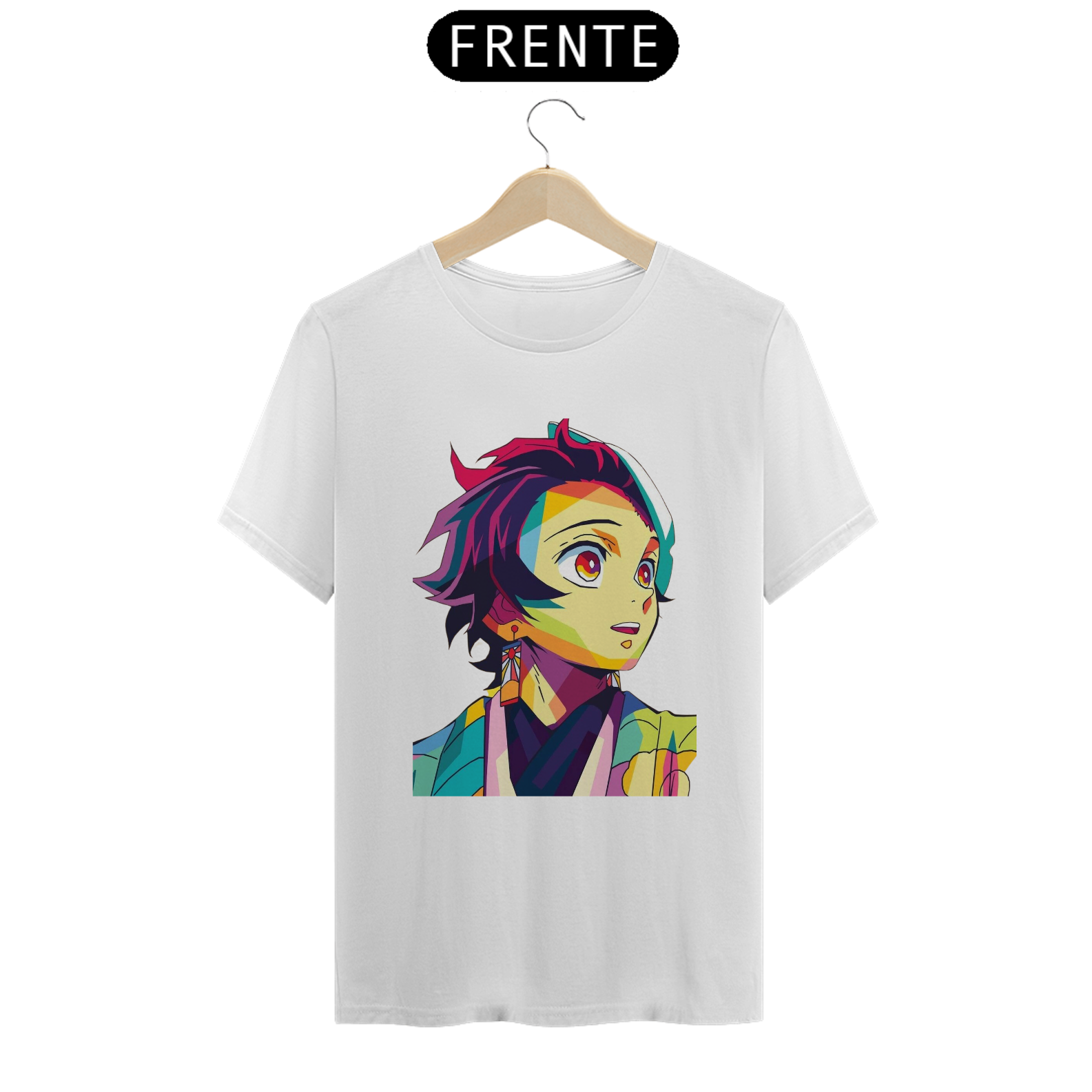Nome do produto: Camiseta Premium Tanjiro Kamado Kimetsu no Yaiba