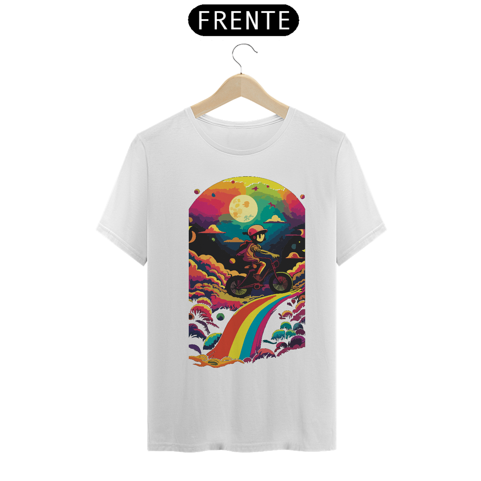 Nome do produto: Camiseta Algodão Premium Hippie