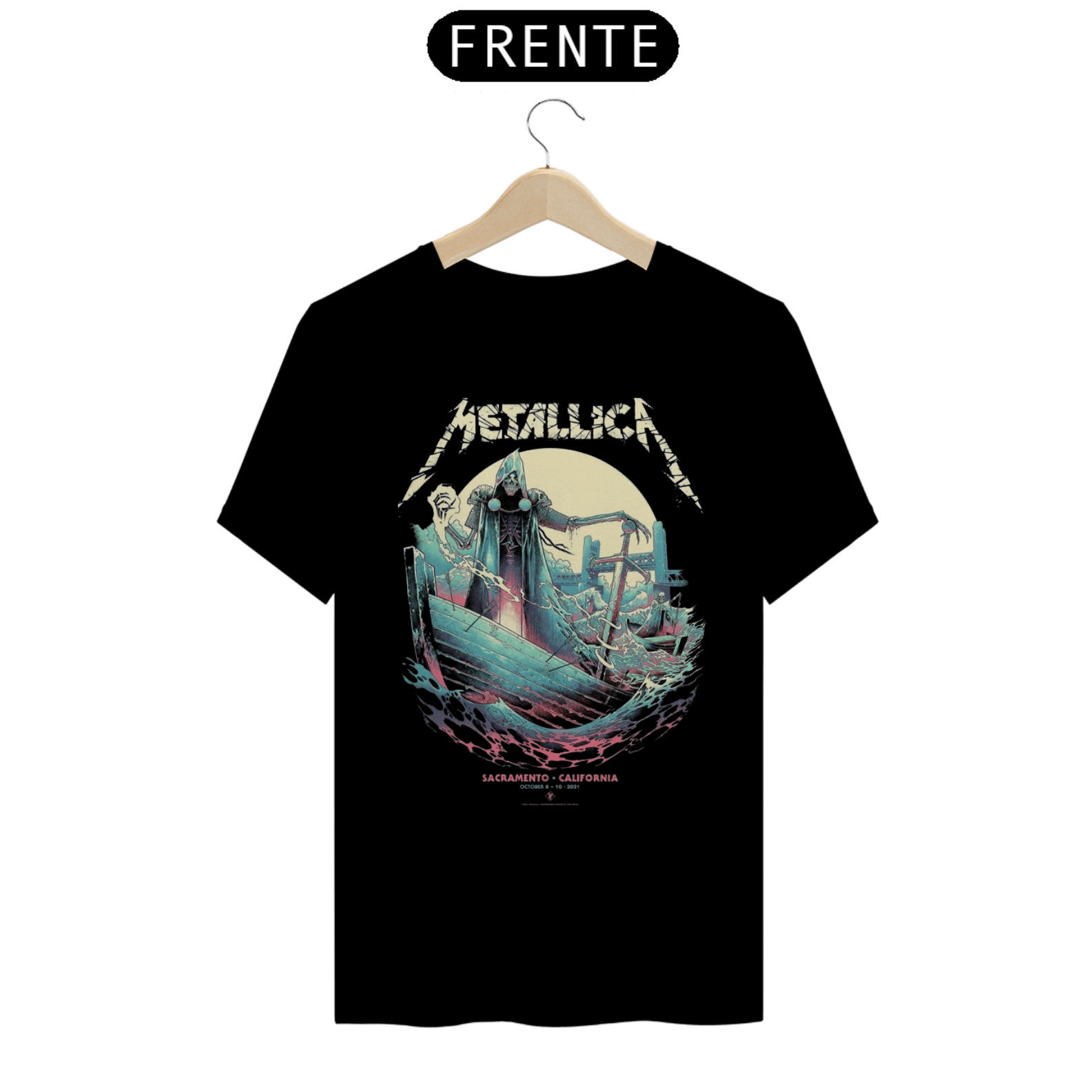 Nome do produto: CAMISETA METALLICA