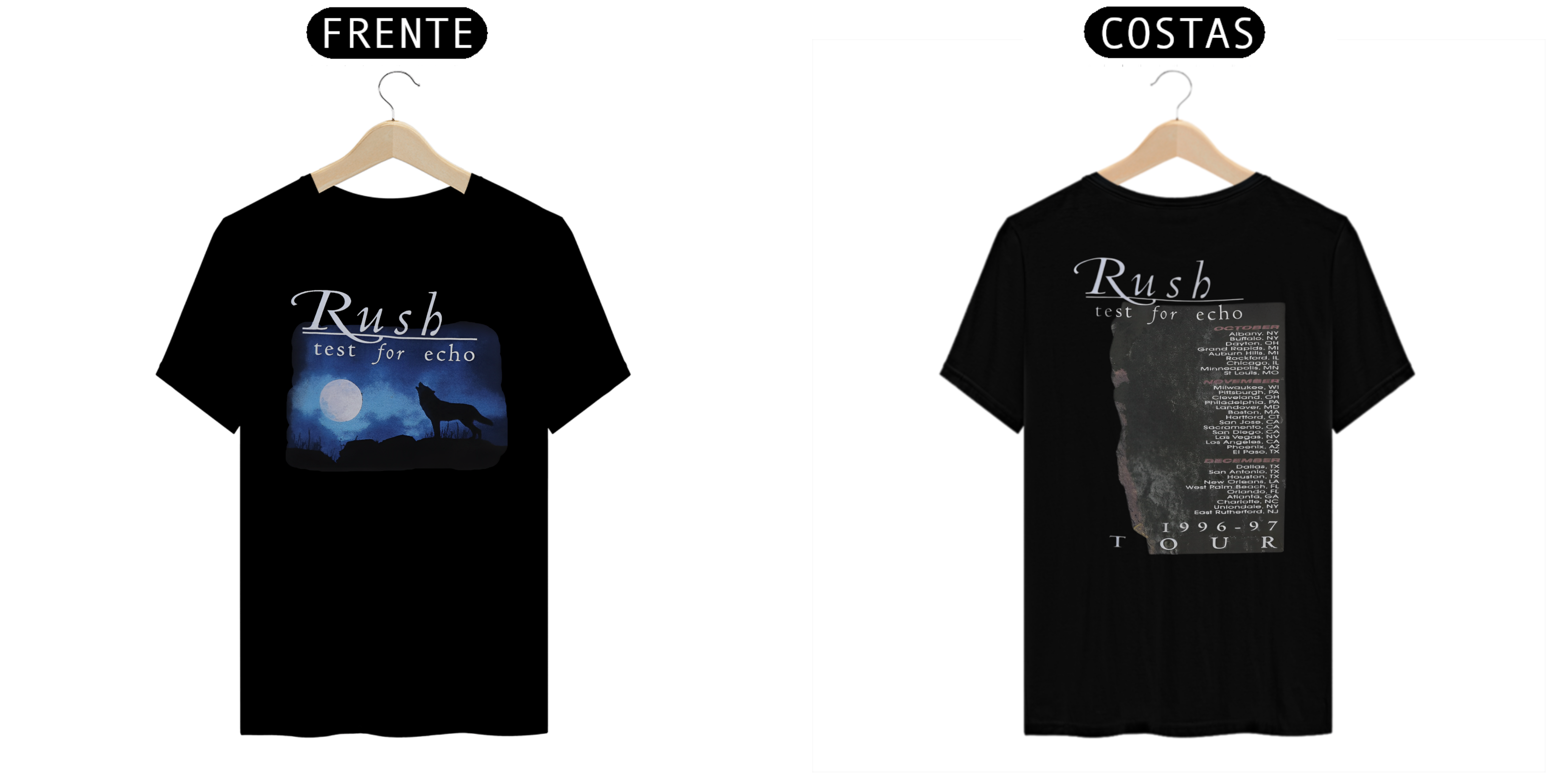Nome do produto: CAMISETA RUSH TOUR TEST FOR ECHO 