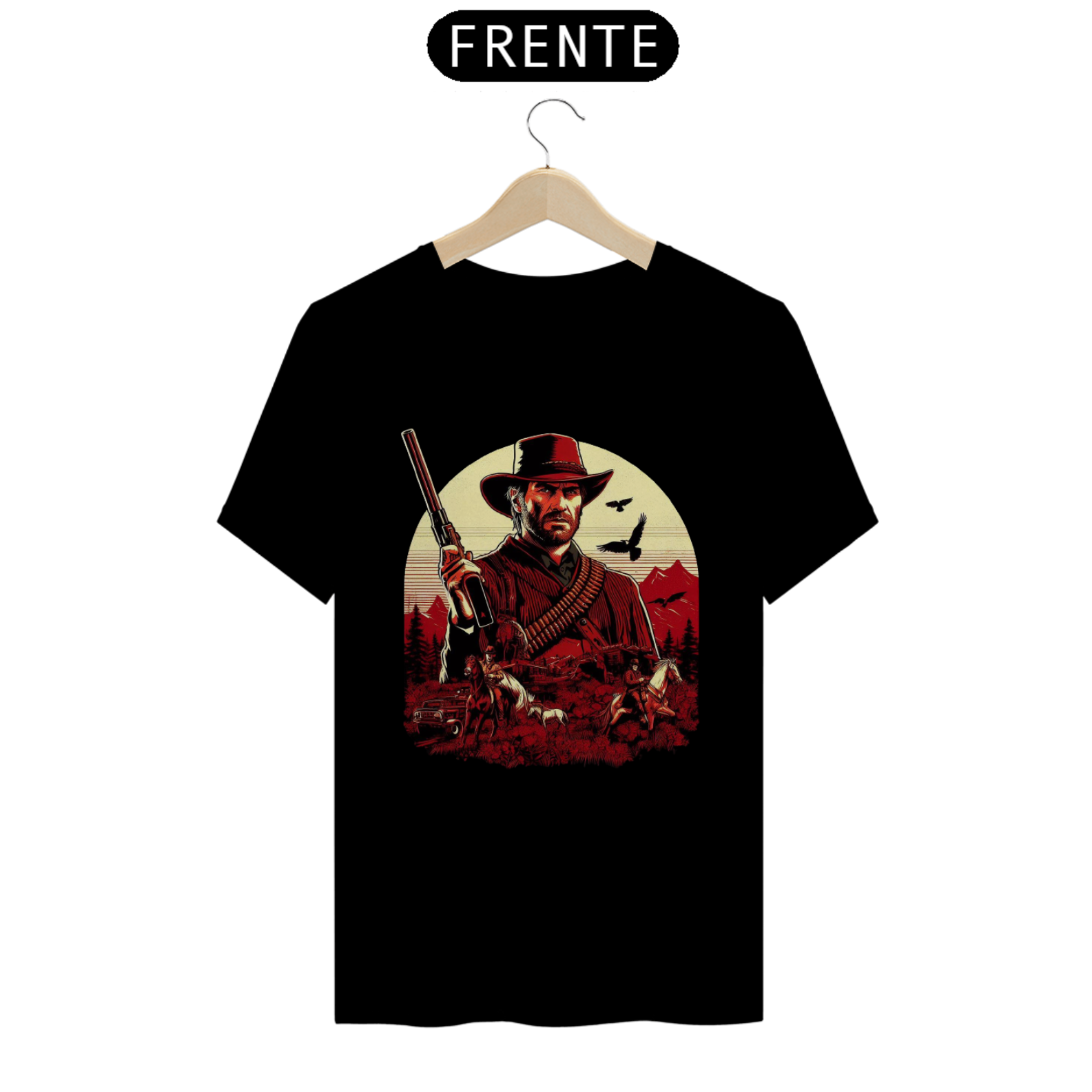 Nome do produto: CAMISETA RED DEAD REDEMPTION