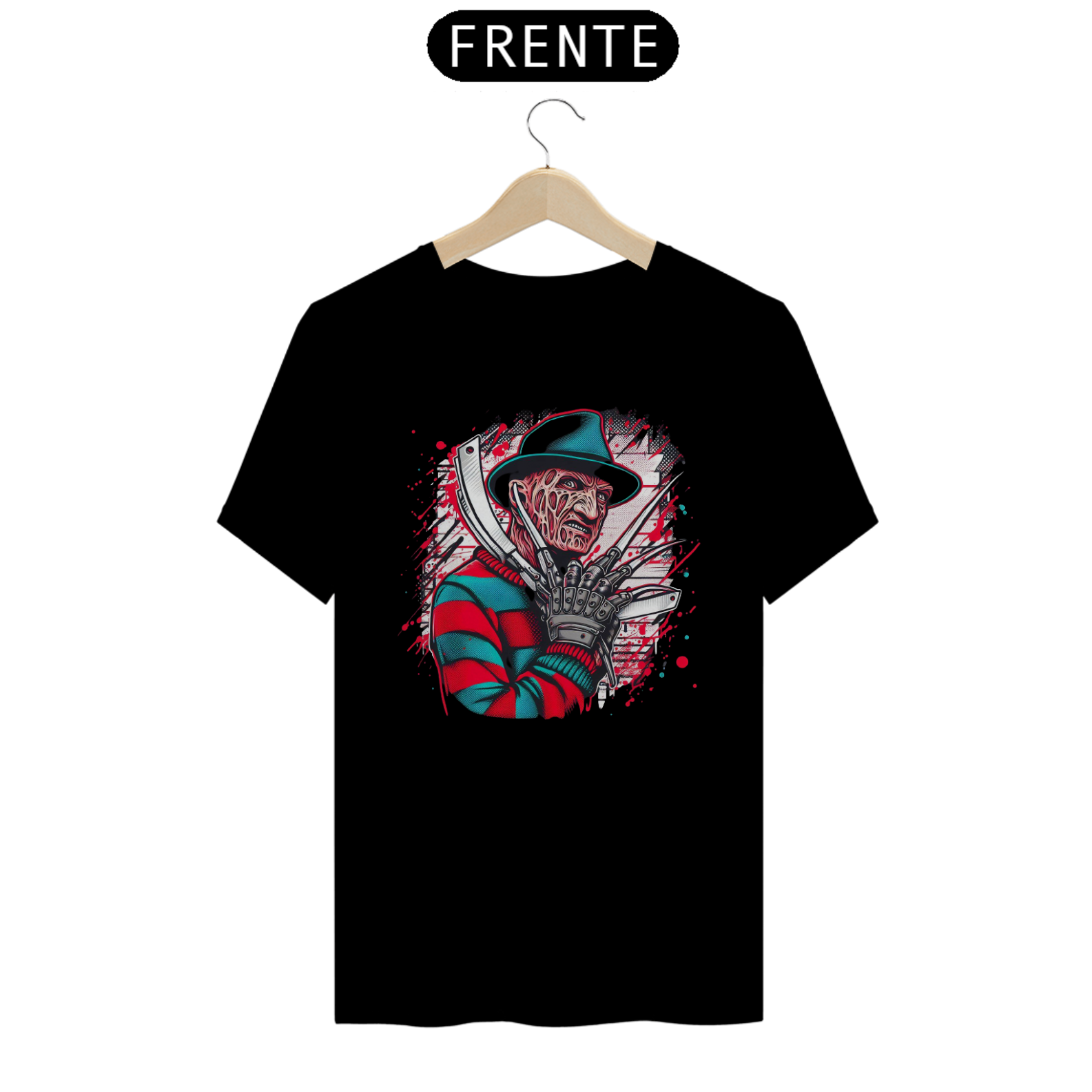 Nome do produto: CAMISETA FREDDY KRUEGER