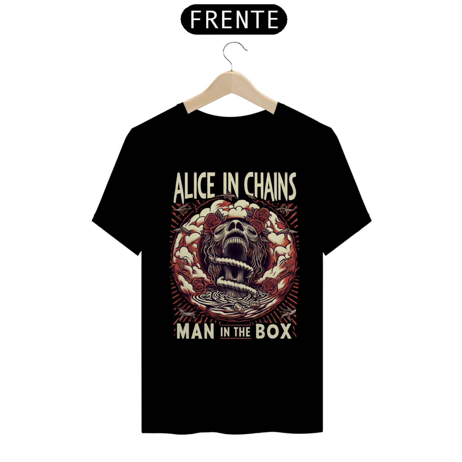 Nome do produto: CAMISETA ALICE IN CHAINS