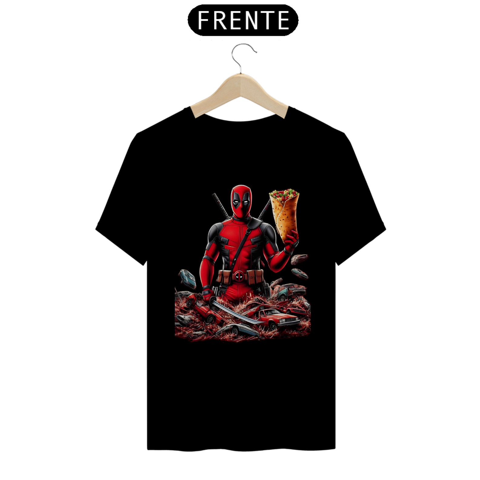 Nome do produto: CAMISETA DEADPOOL