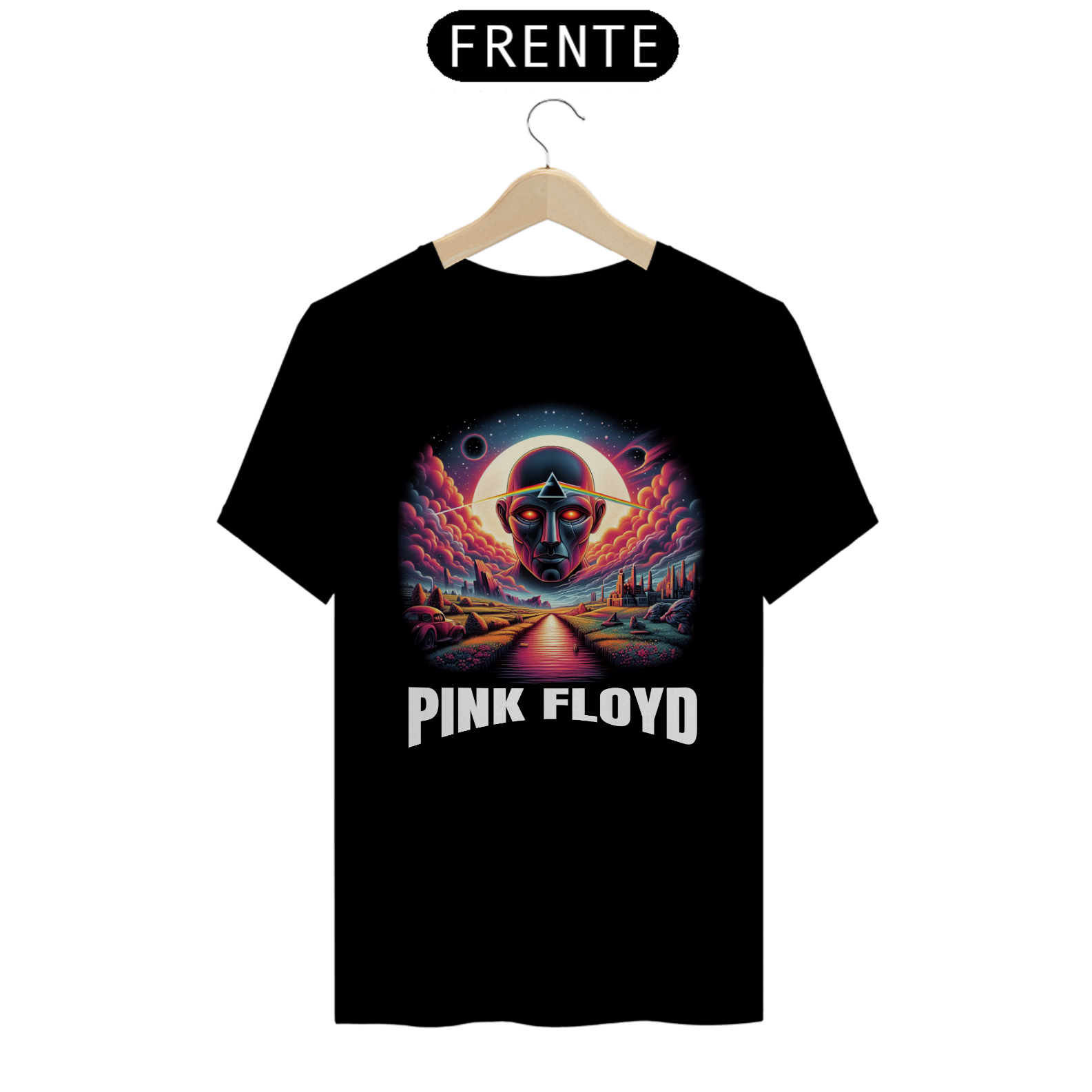 Nome do produto: CAMISETA PINK FLOYD