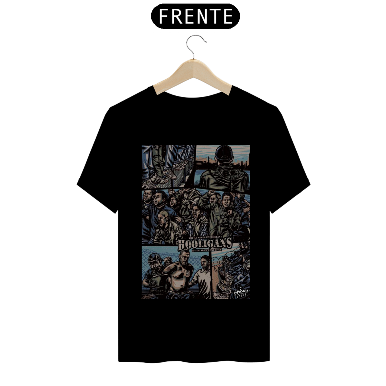 Nome do produto: CAMISETA HOOLIGANS - QUALITY