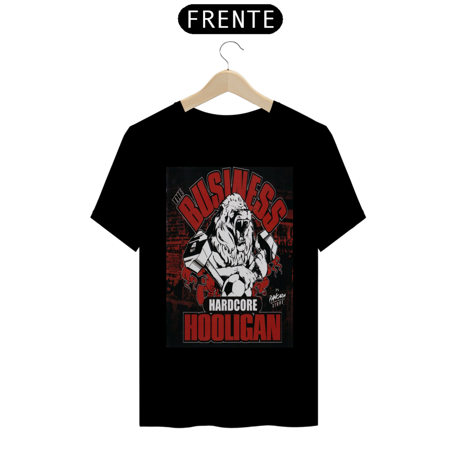 Nome do produto: CAMISETA BUSINESS HOOLIGAN - QUALITY