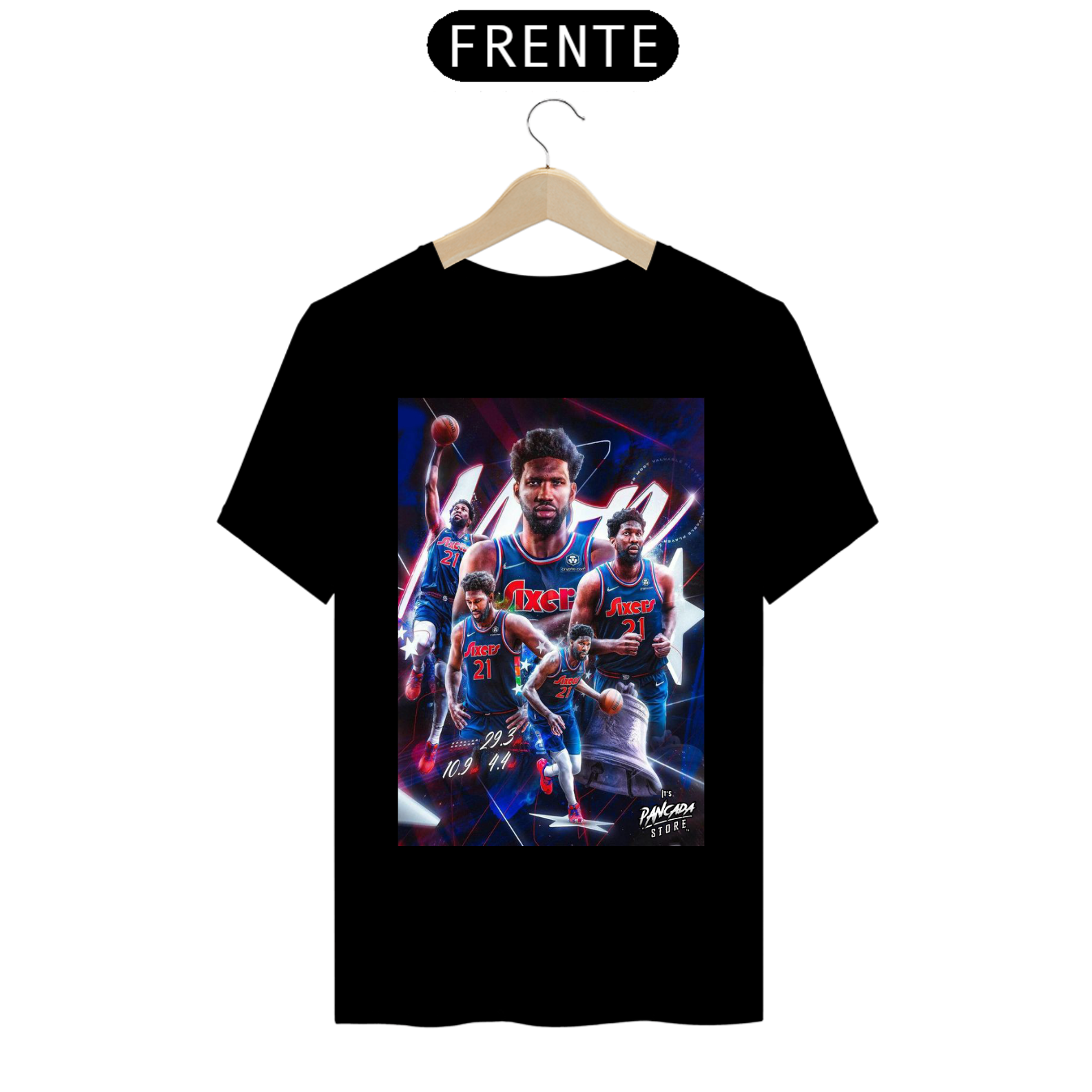 Nome do produto: CAMISETA SIXERS - PRIME NBA