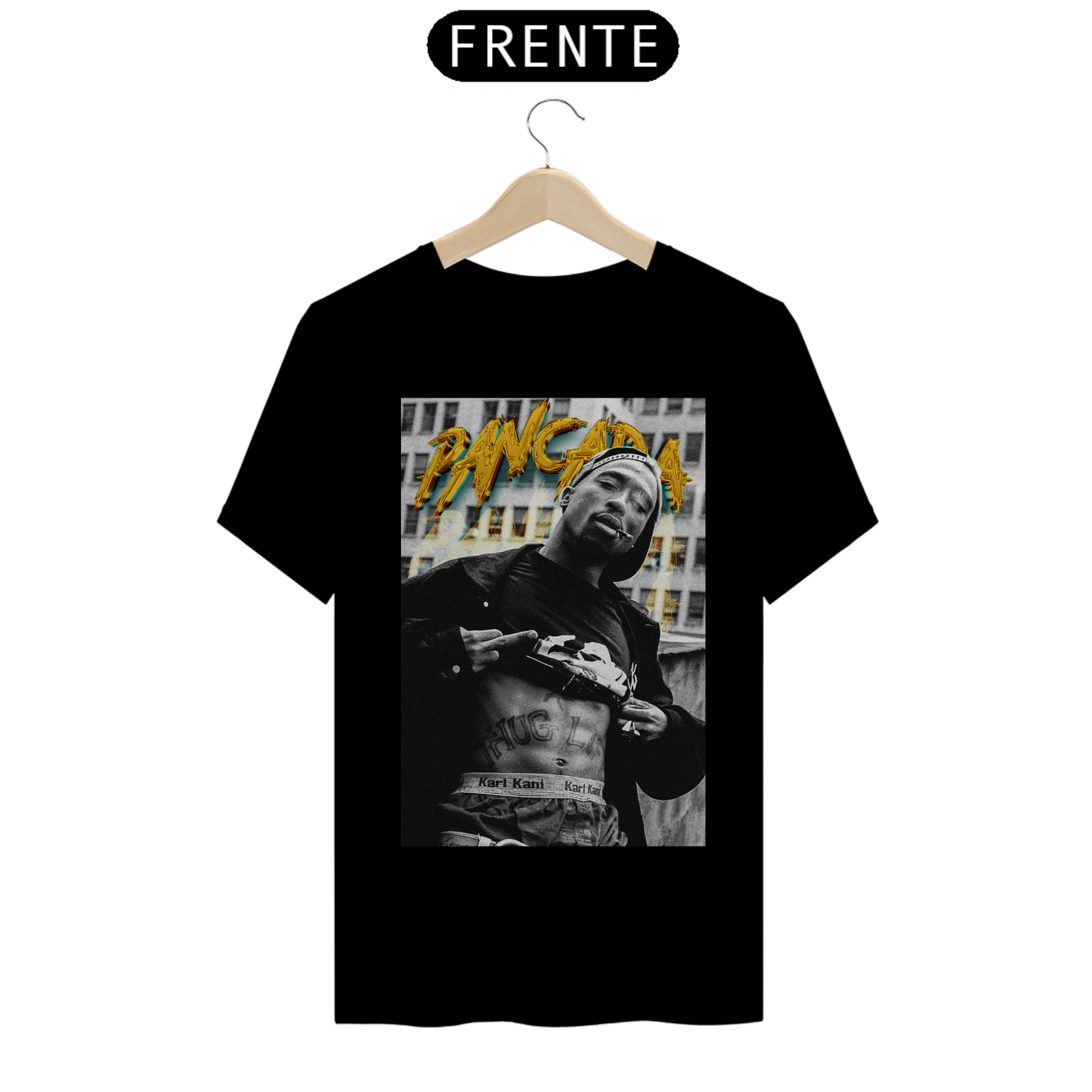 Nome do produto: CAMISETA 2PAC - QUALITY