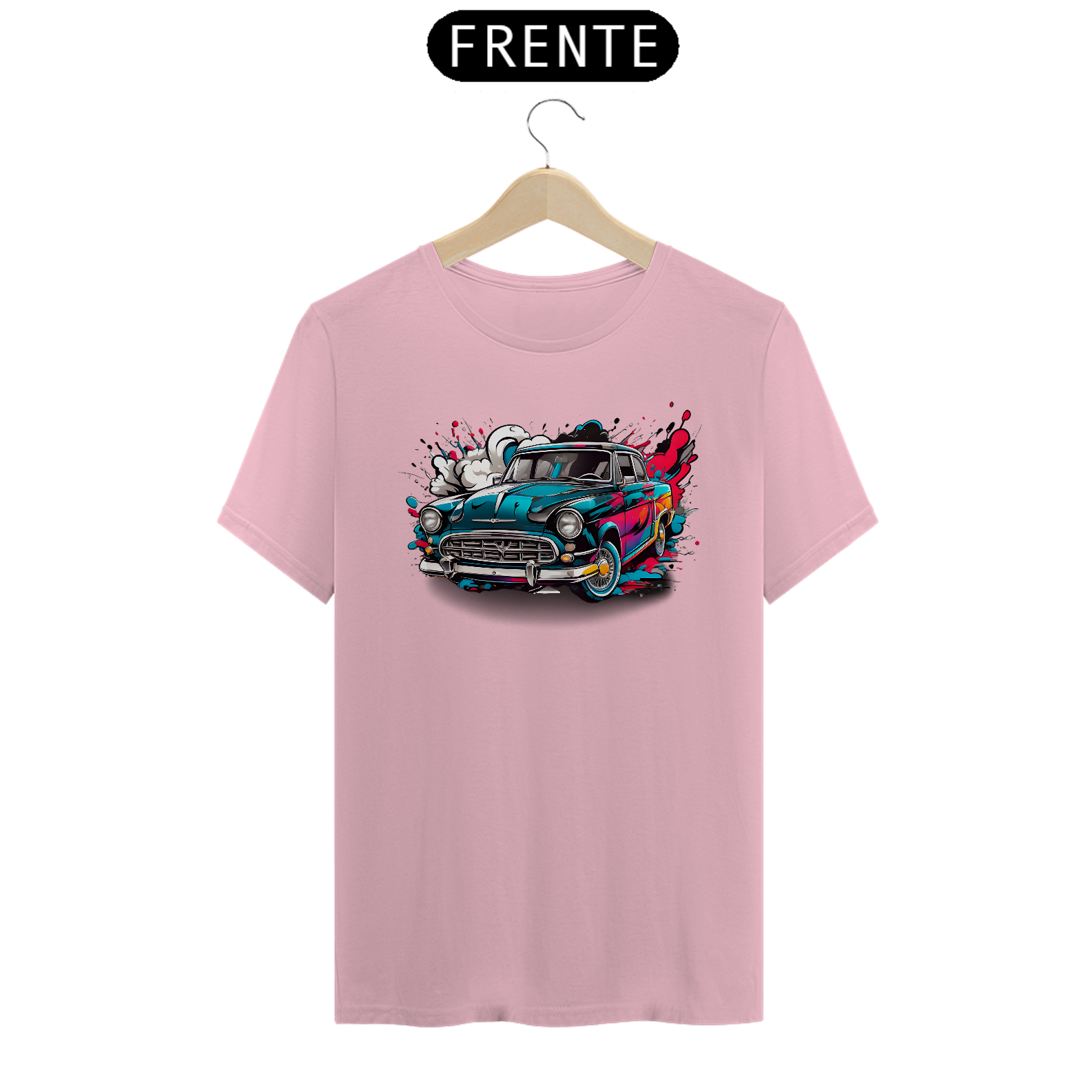 Nome do produto: T-shirt Masculina - Vintage Colorido