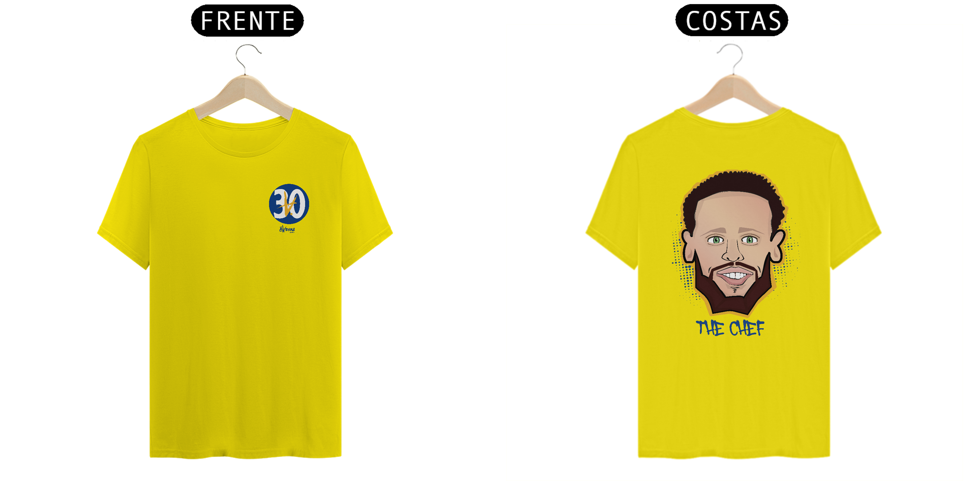 Nome do produto: CAMISETA THE CHEF -QUALITY (frente e costas)