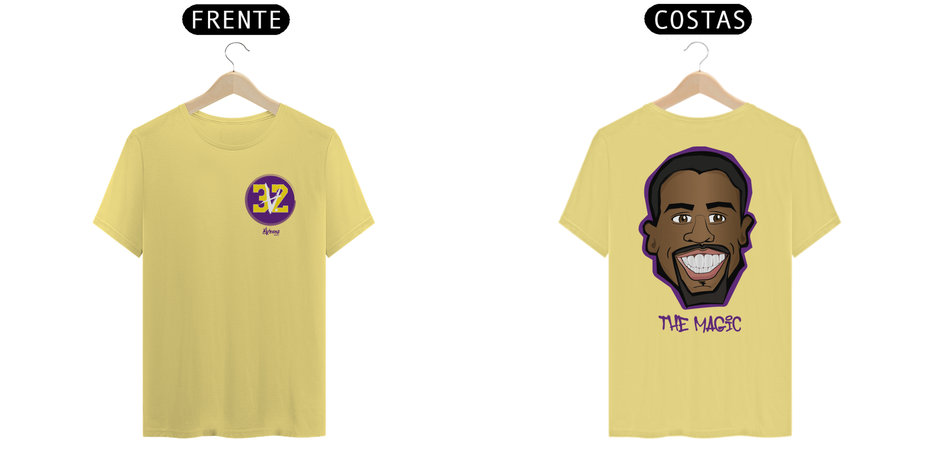 Nome do produto: CAMISETA THE MAGIC - ESTONADA (frente e verso)