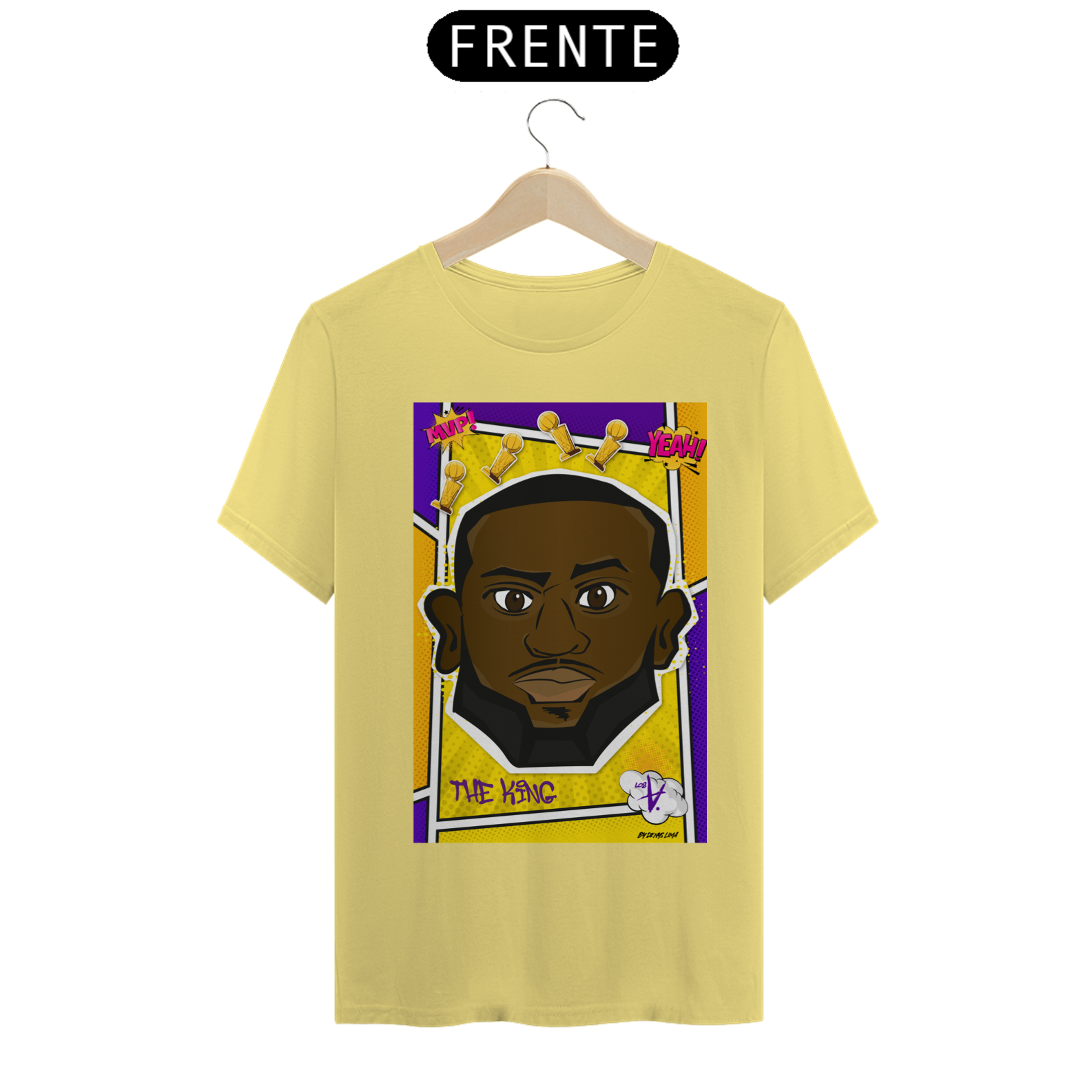 Nome do produto: CAMISETA THE KING POP - ESTONADA