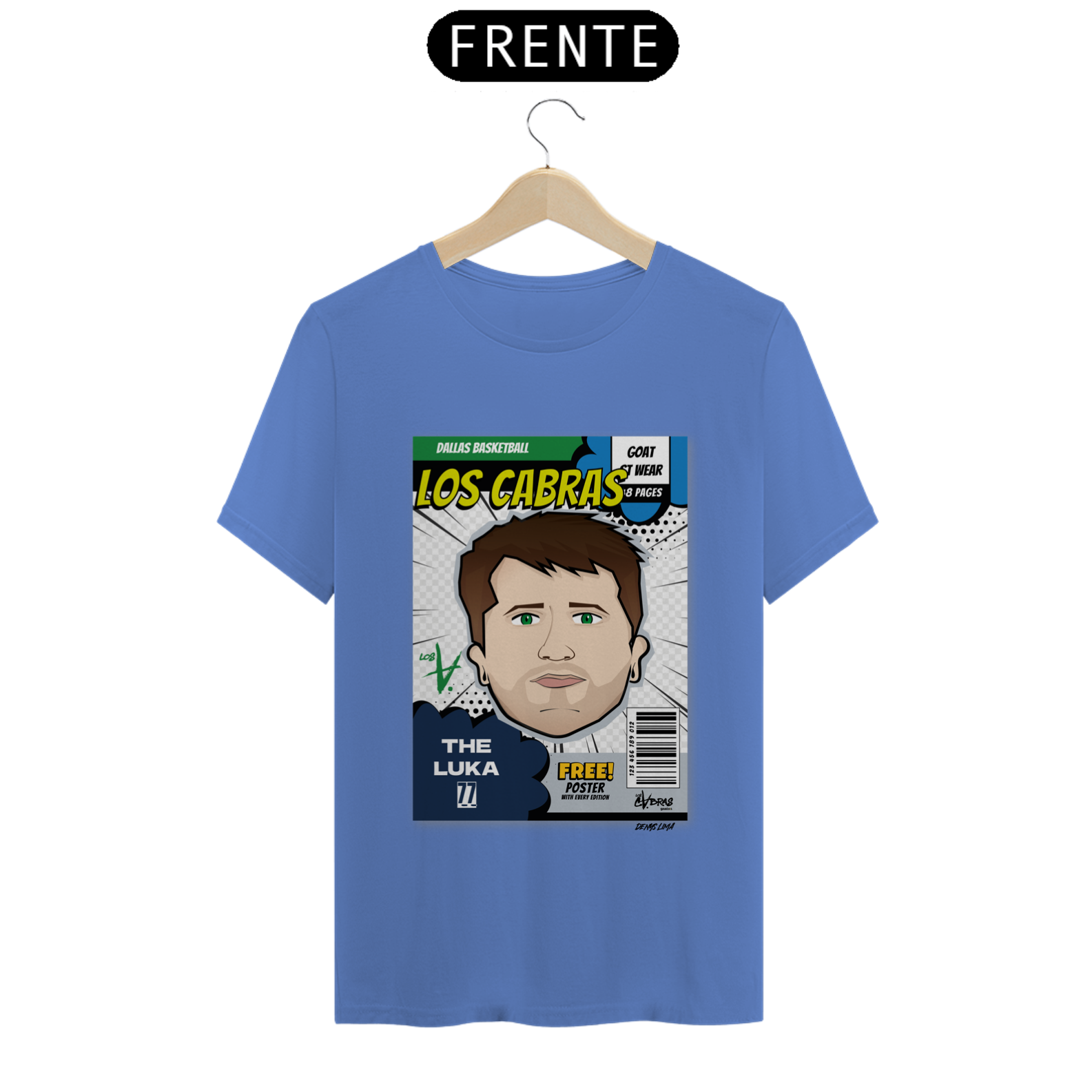 Nome do produto: CAMISETA THE LUKA MAGIC MAGAZINE - ESTONADA