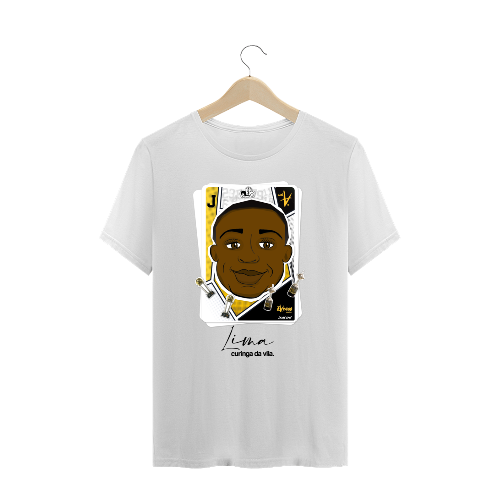 Nome do produto: CAMISETA LIMA CURINGA DA VILA - PLUZ SIZE
