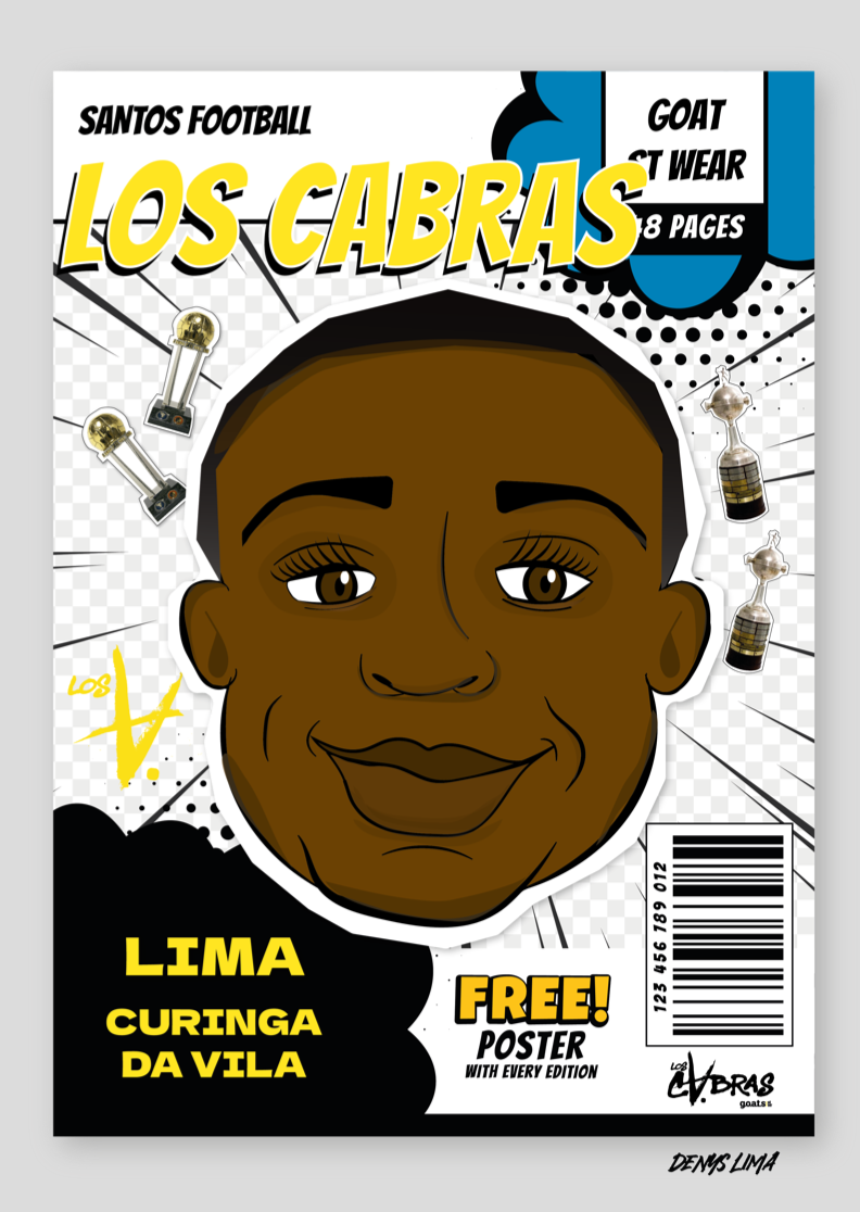 Nome do produto: POSTER - LIMA CURINGA CAPA DE REVISTA