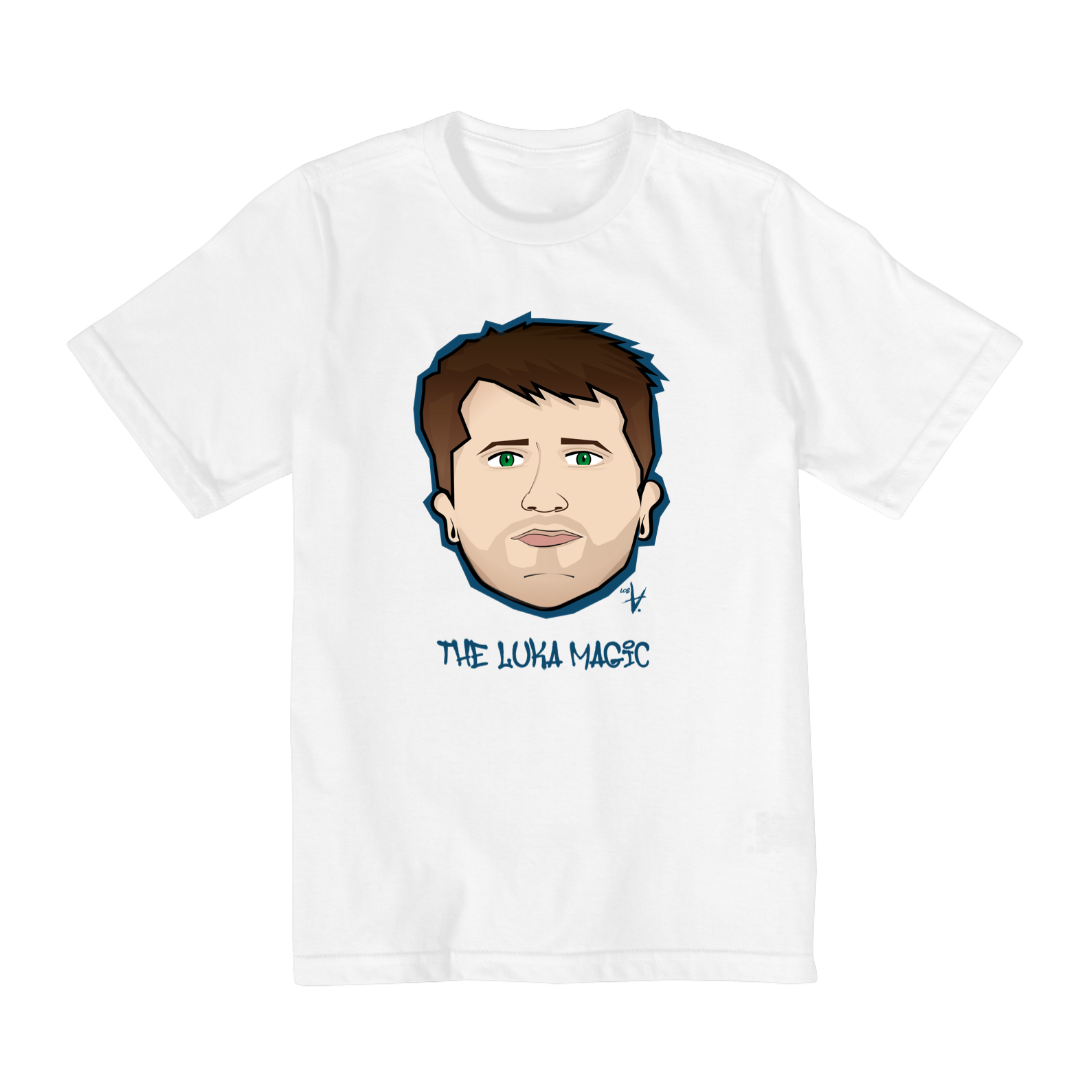 Nome do produto: CAMISETA THE LUKA MAGIC - INFANTIL BRANCA