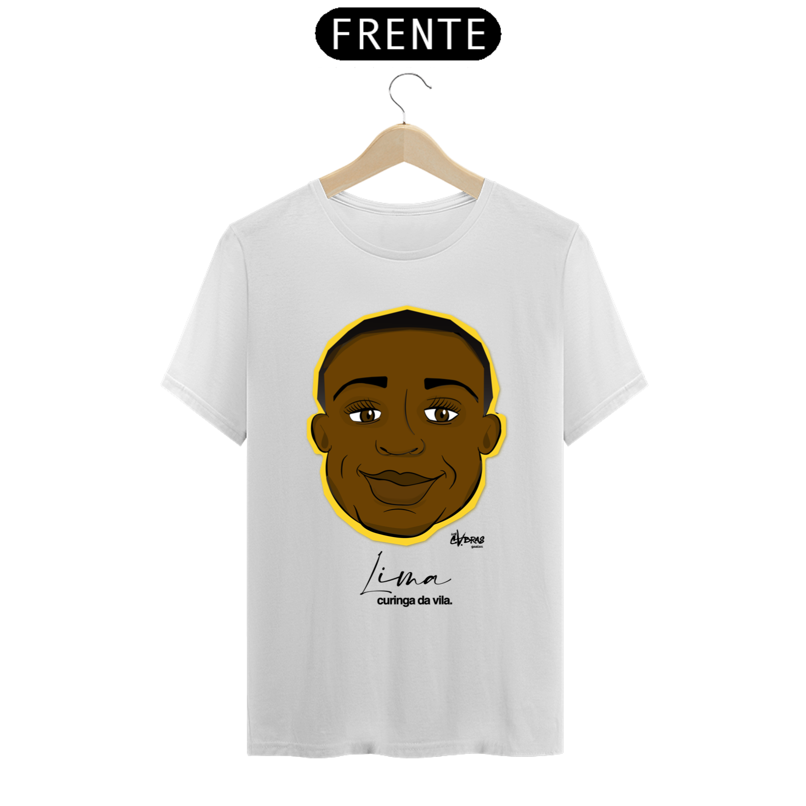 Nome do produto: CAMISETA LIMA CURINGA ROSTO - PRIME BRANCA
