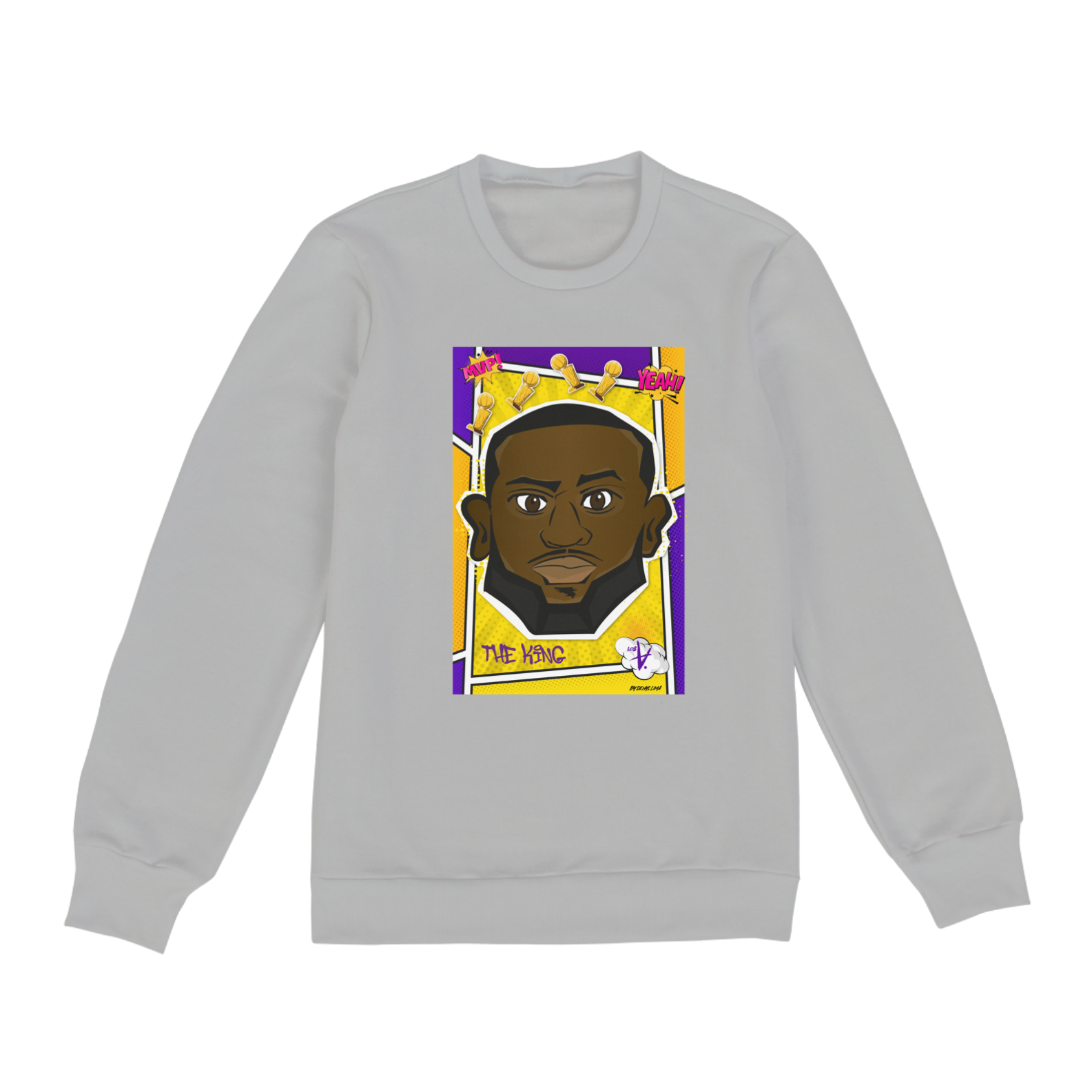 Nome do produto: MOLETOM THE KING POP - FECHADO