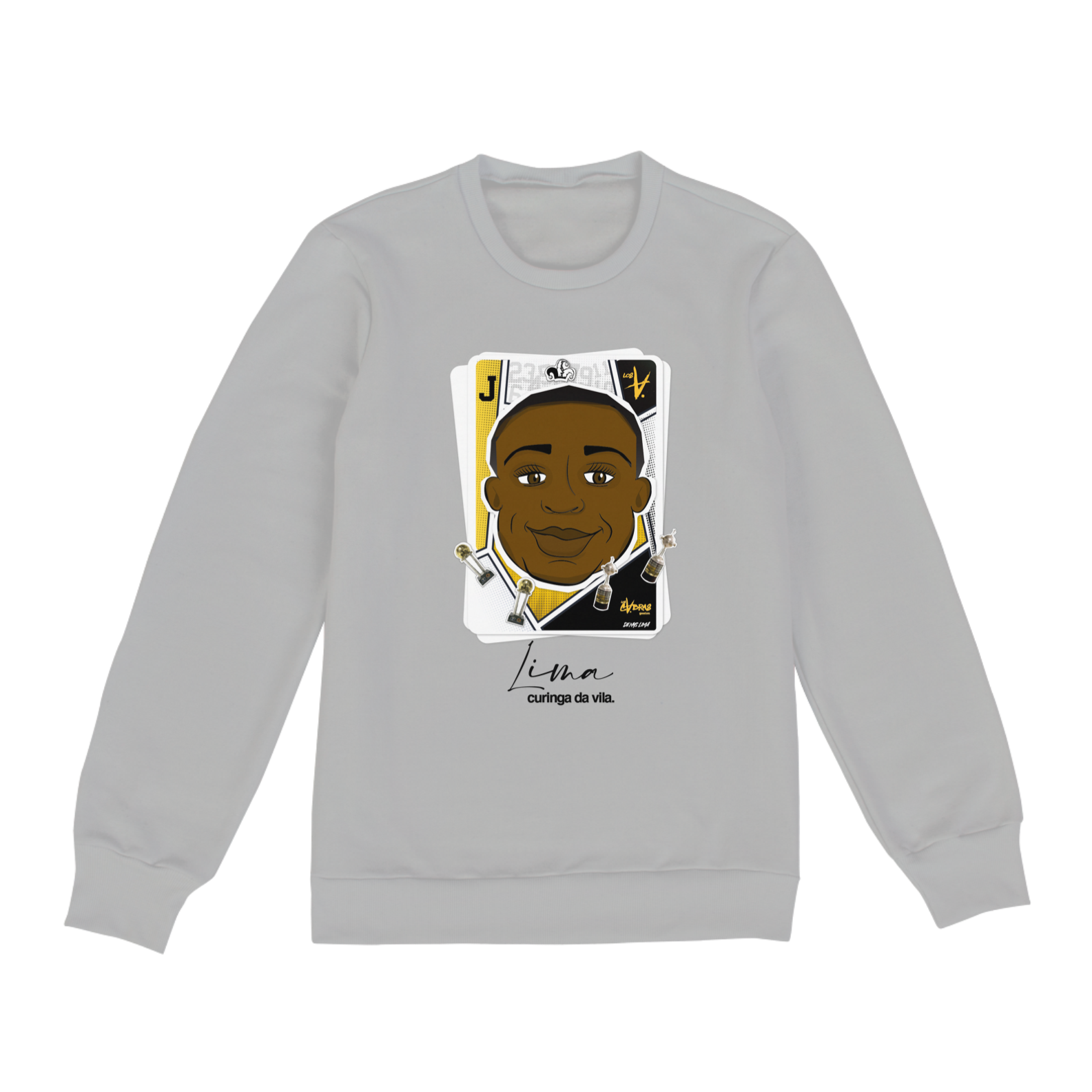 Nome do produto: MOLETOM FECHADO -  LIMA  CURINGA DA VILA