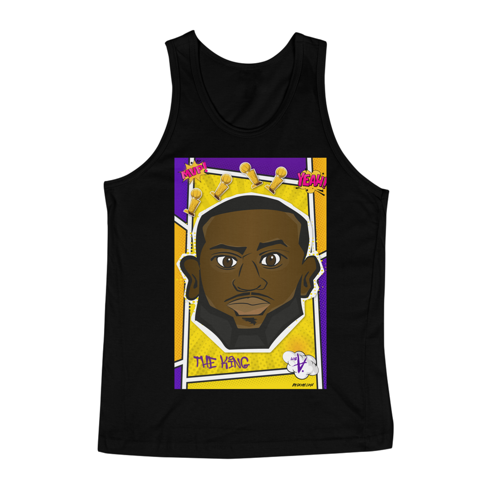 Nome do produto: CAMISETA THE KING POP - REGATA