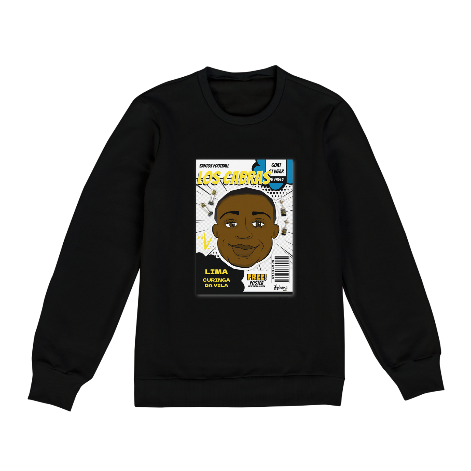 Nome do produto: MOLETOM FECHADO LIMA CURINGA - CAPA DE REVISTA