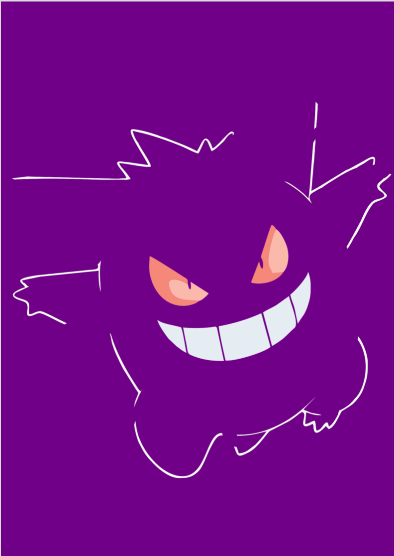 Nome do produto: POKÉMON - GENGAR - POSTER