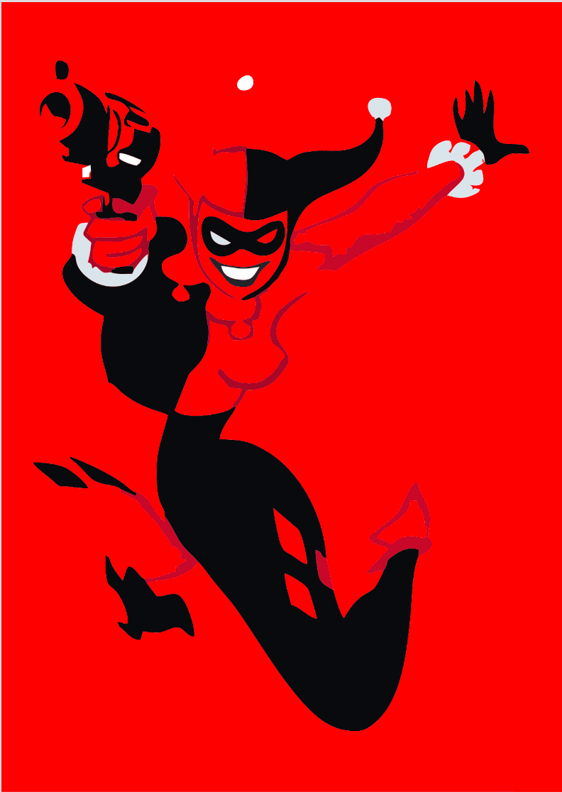 Nome do produto: ARLEQUINA - Poster