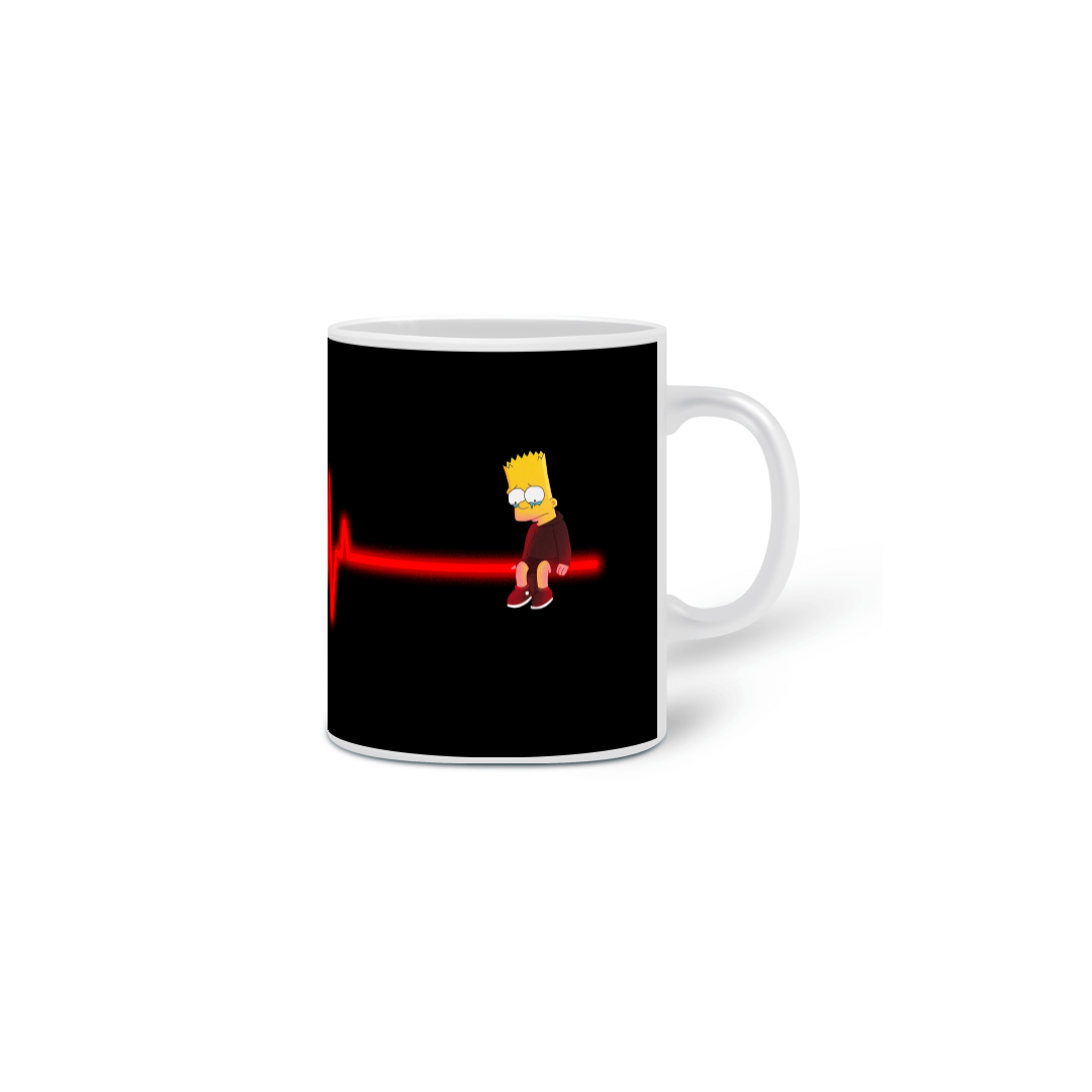 Nome do produto: WEIRDBART - Sad - Caneca