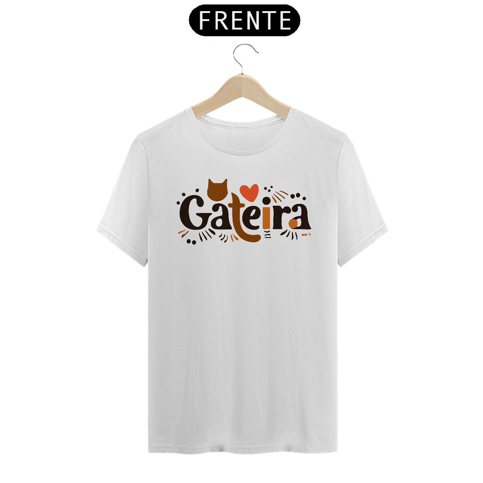 Nome do produto: CAMISETA GATEIRA CREATIVE