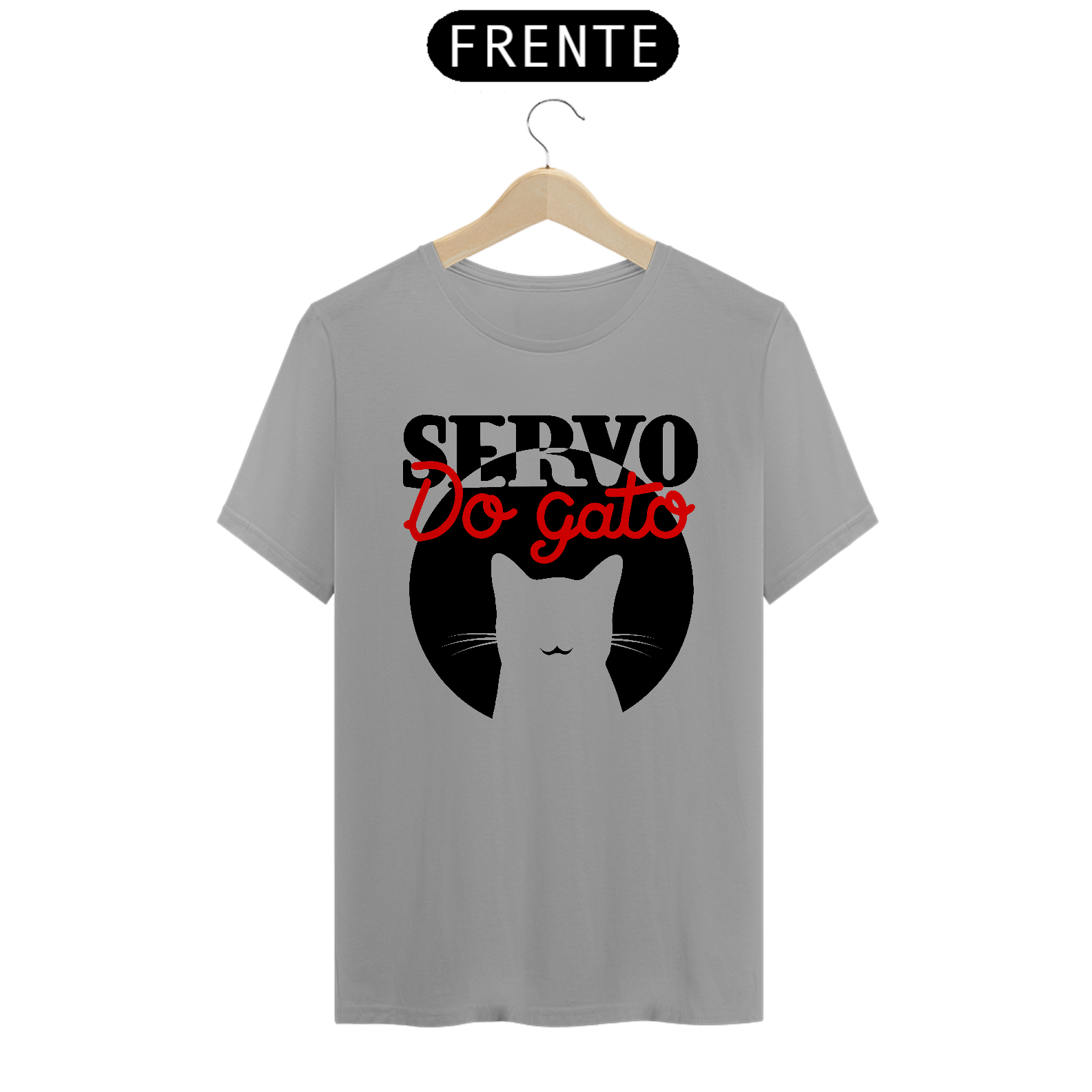 Nome do produto: CAMISETA SERVO DO GATO
