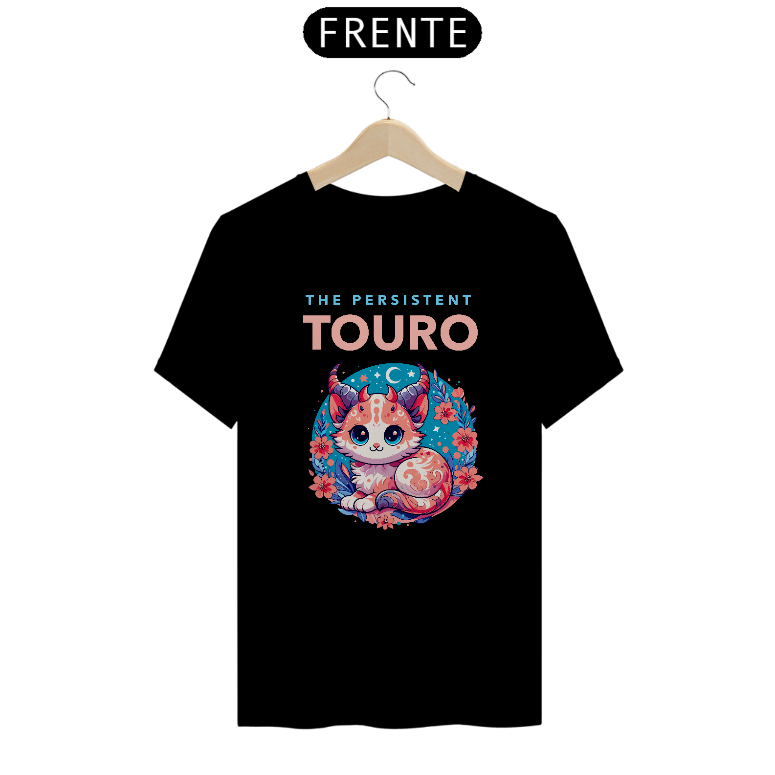 Nome do produto: CAMISETA GATO SIGNO TOURO