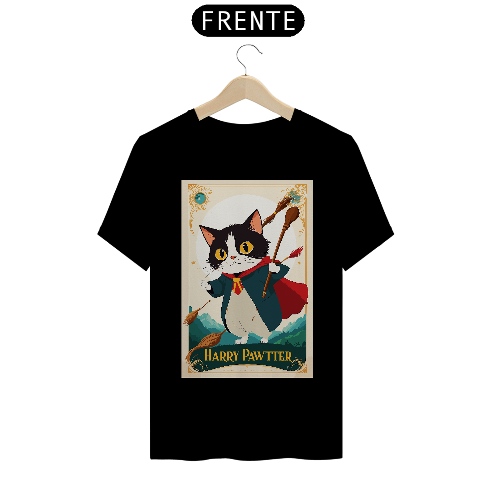 Nome do produto: CAMISETA HARRY PAWTTER