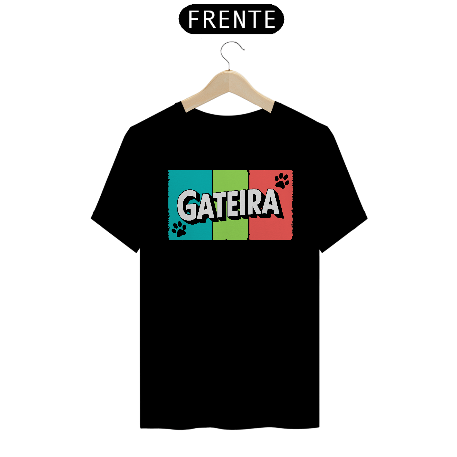 Nome do produto: CAMISETA GATEIRA COLOR