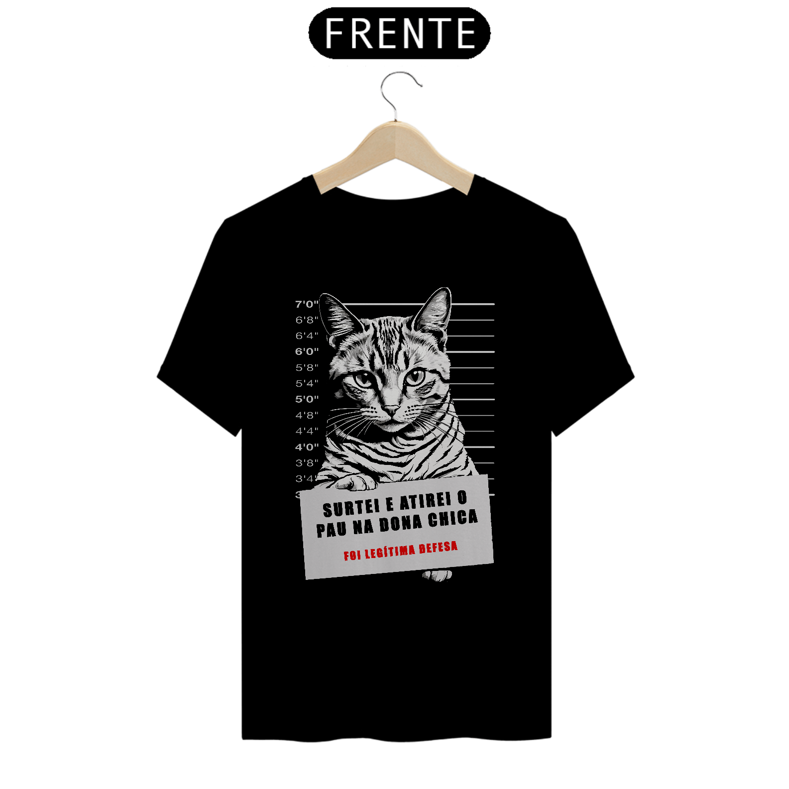 Nome do produto: CAMISETA GATO SURTEI