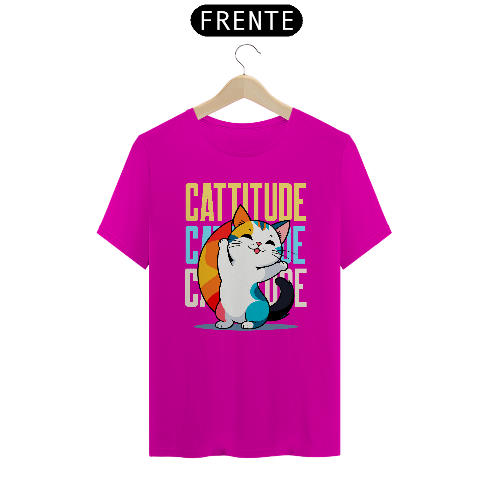 Nome do produto: CAMISETA CATTITUDE