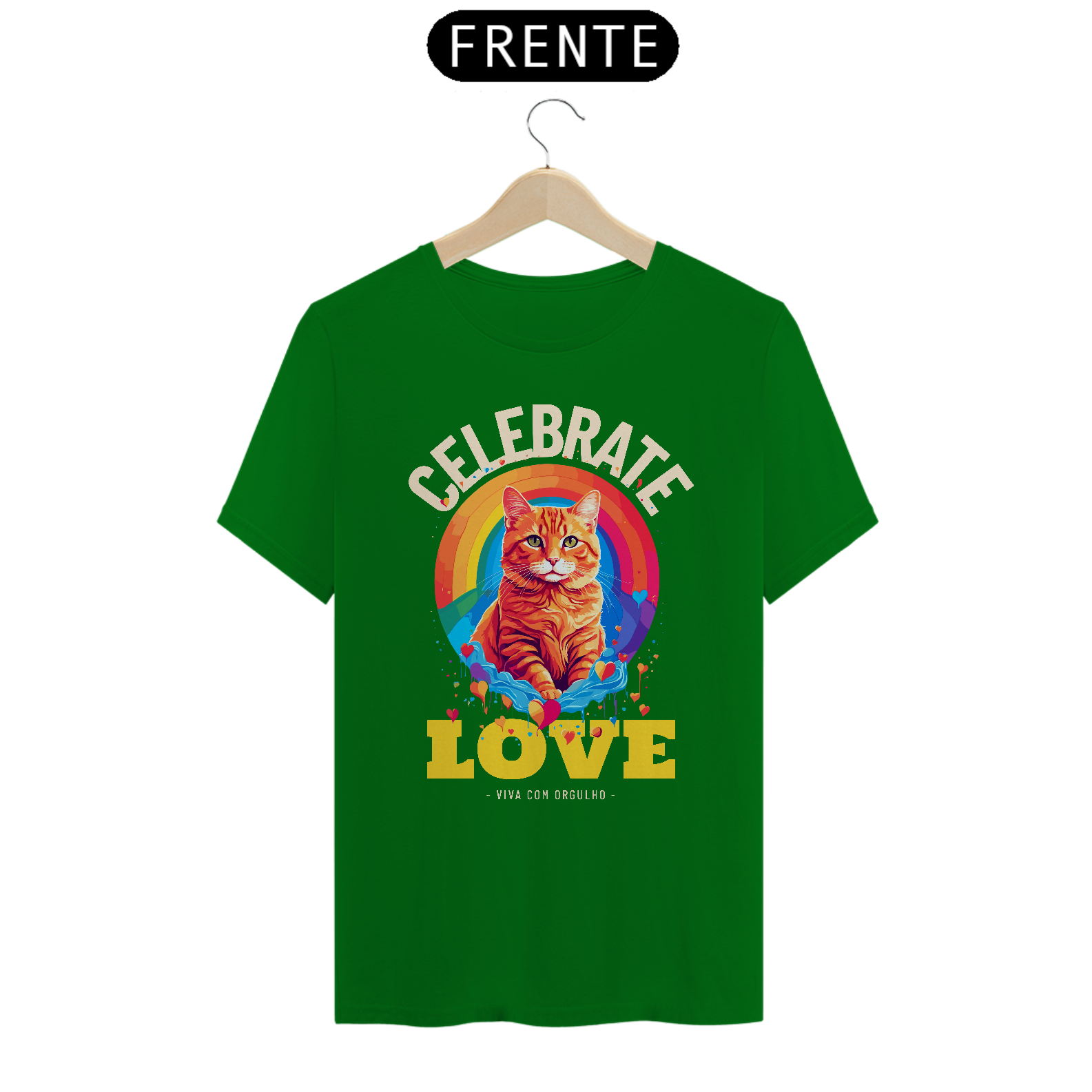 Nome do produto: CAMISETA CELEBRATE LOVE