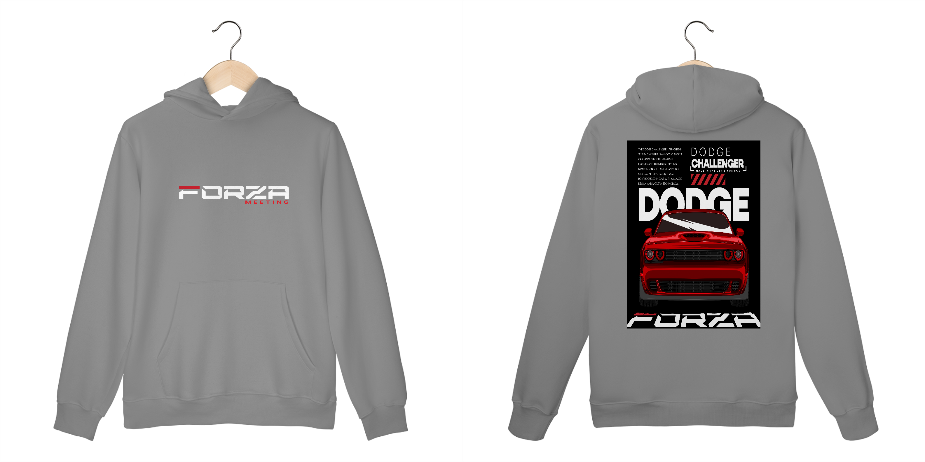 Nome do produto: Moletom Dodge - Forza Meeting