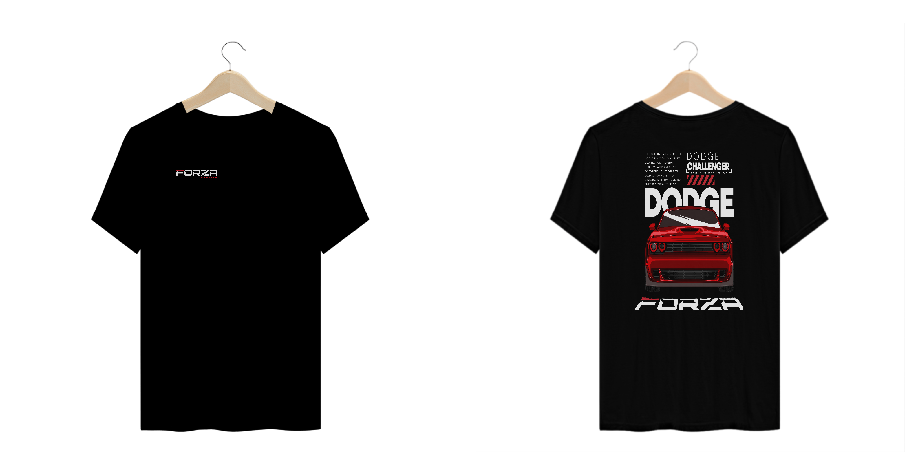 Nome do produto: Camiseta Plus Size Dodge - Forza Meeting